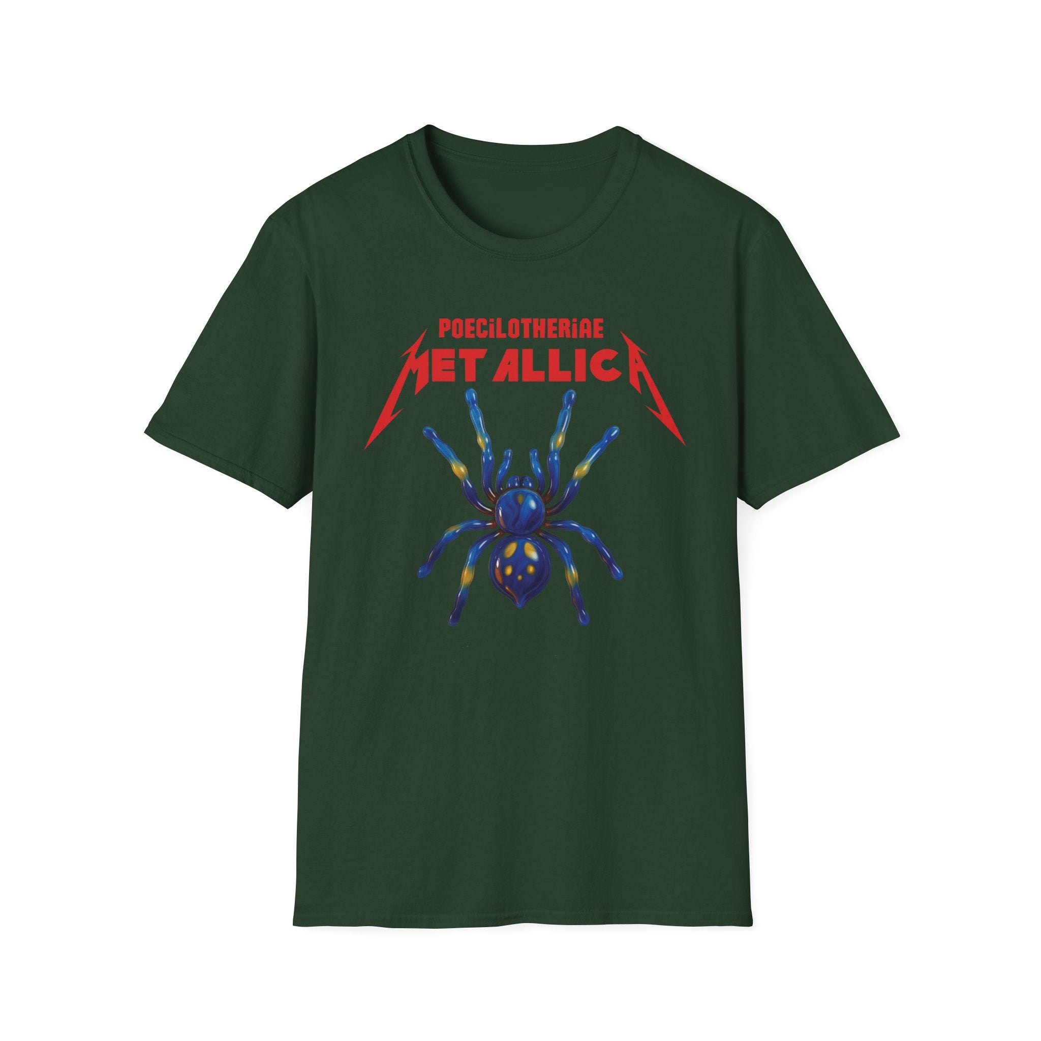 Poecilotheria Metallica Tarantula T-Shirt - Unisex Softstyle