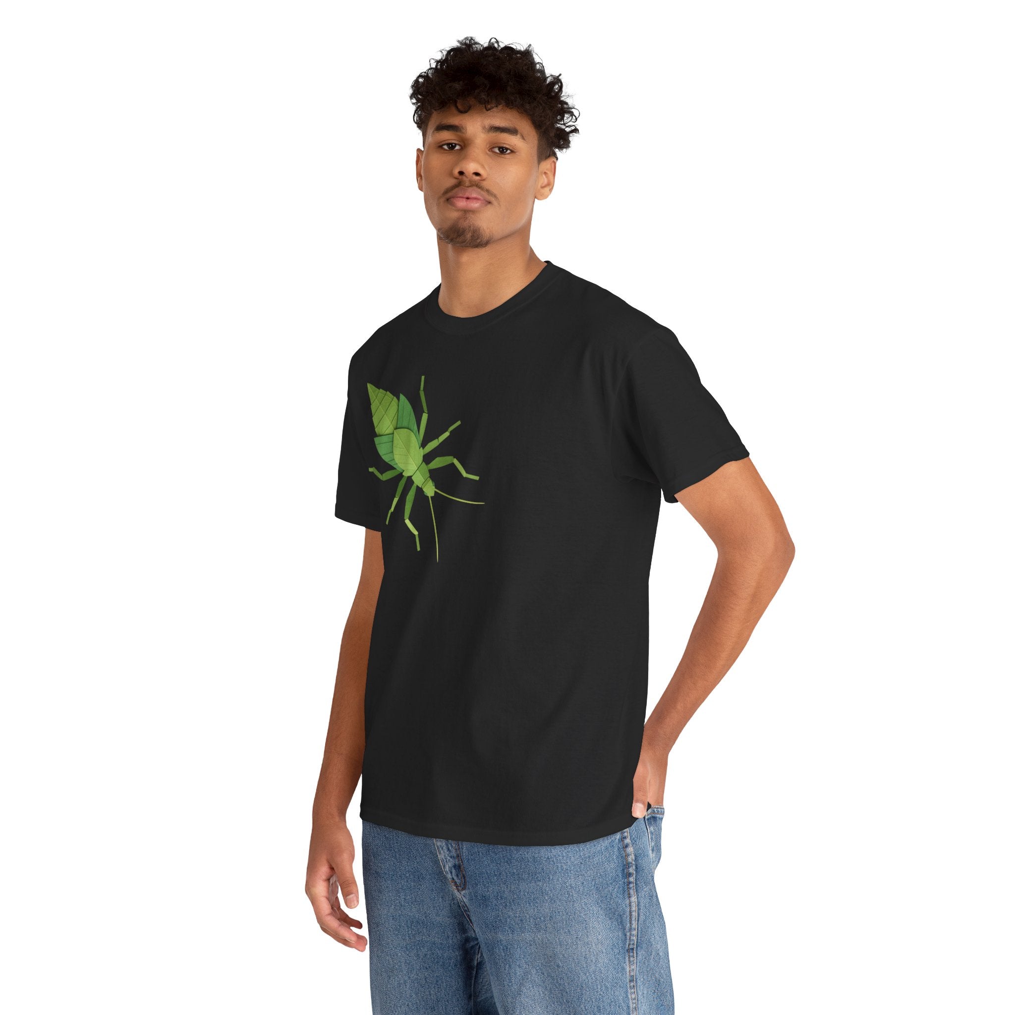 Origami Jungle Nymph Unisex Heavy Cotton Tee - Nature Inspired, Eco-Friendly Apparel