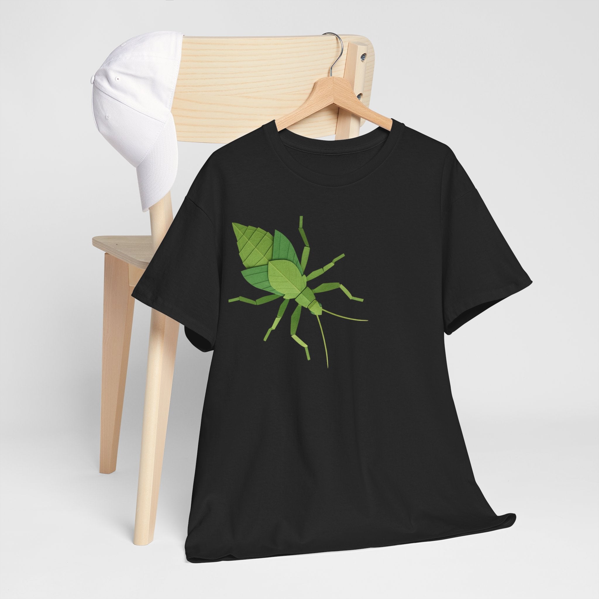 Origami Jungle Nymph Unisex Heavy Cotton Tee - Nature Inspired, Eco-Friendly Apparel