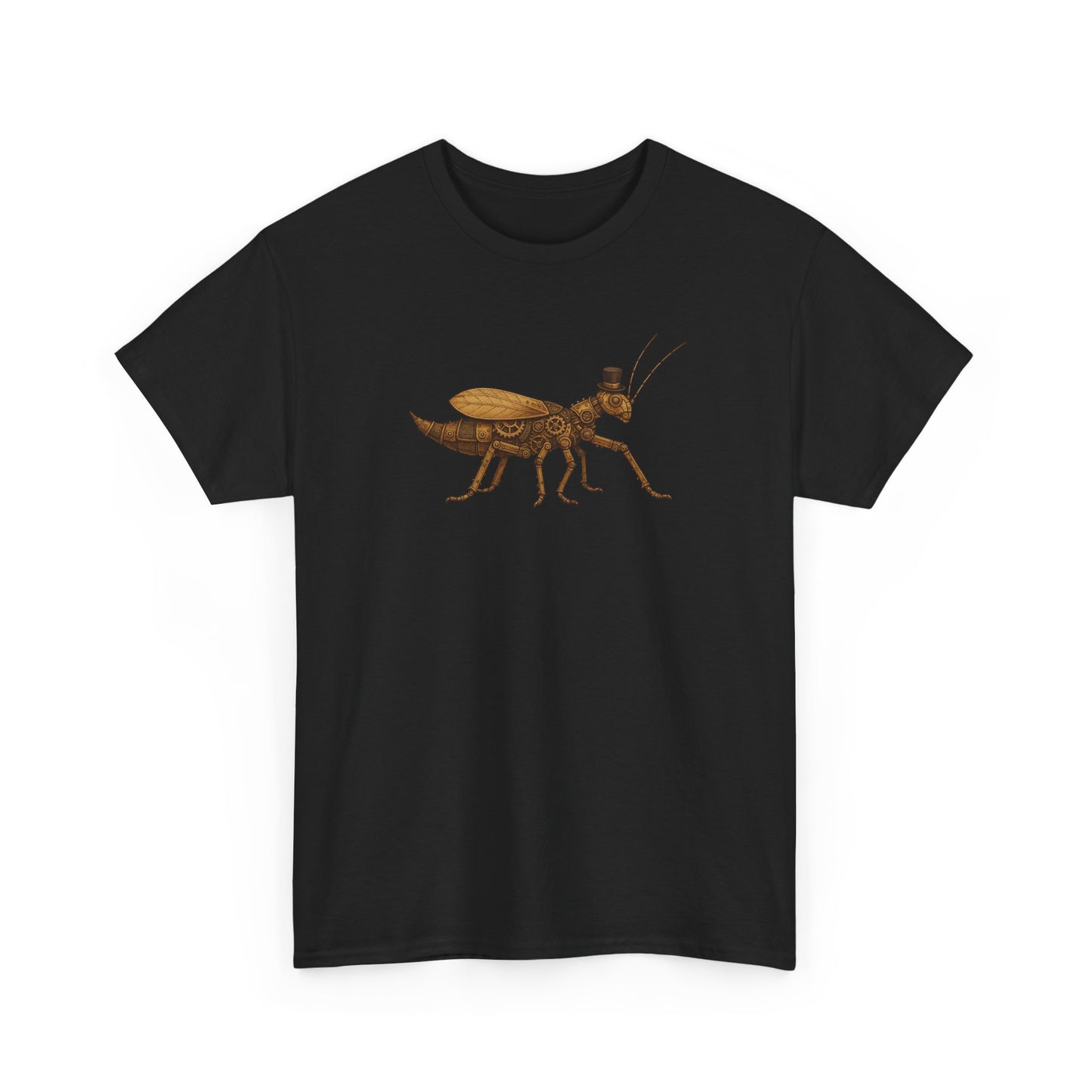 Top Hat Steam Punk Jungle Nymph Unisex Heavy Cotton Tee