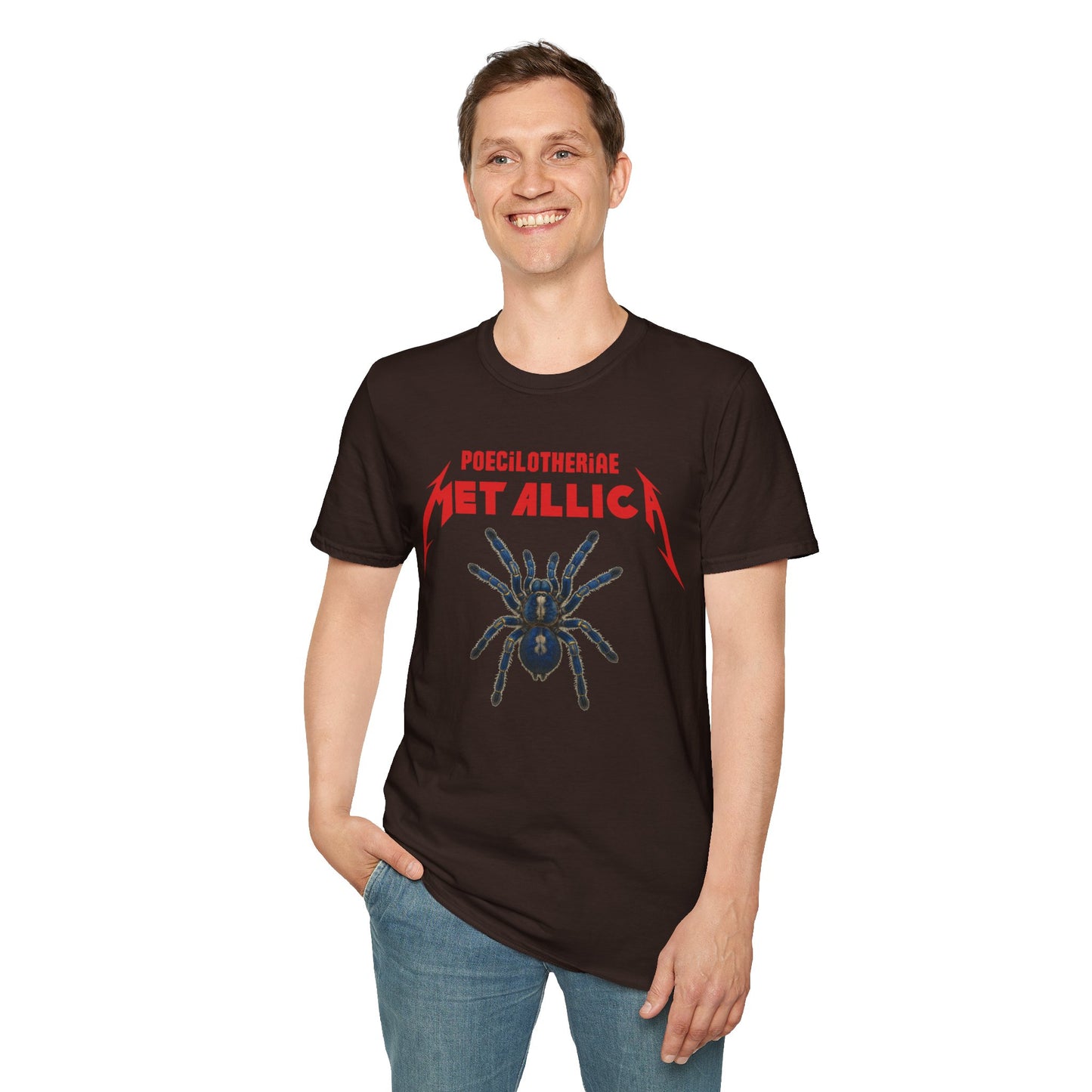 Poecilotheria Metallica Tarantula T-Shirt - Unisex Softstyle