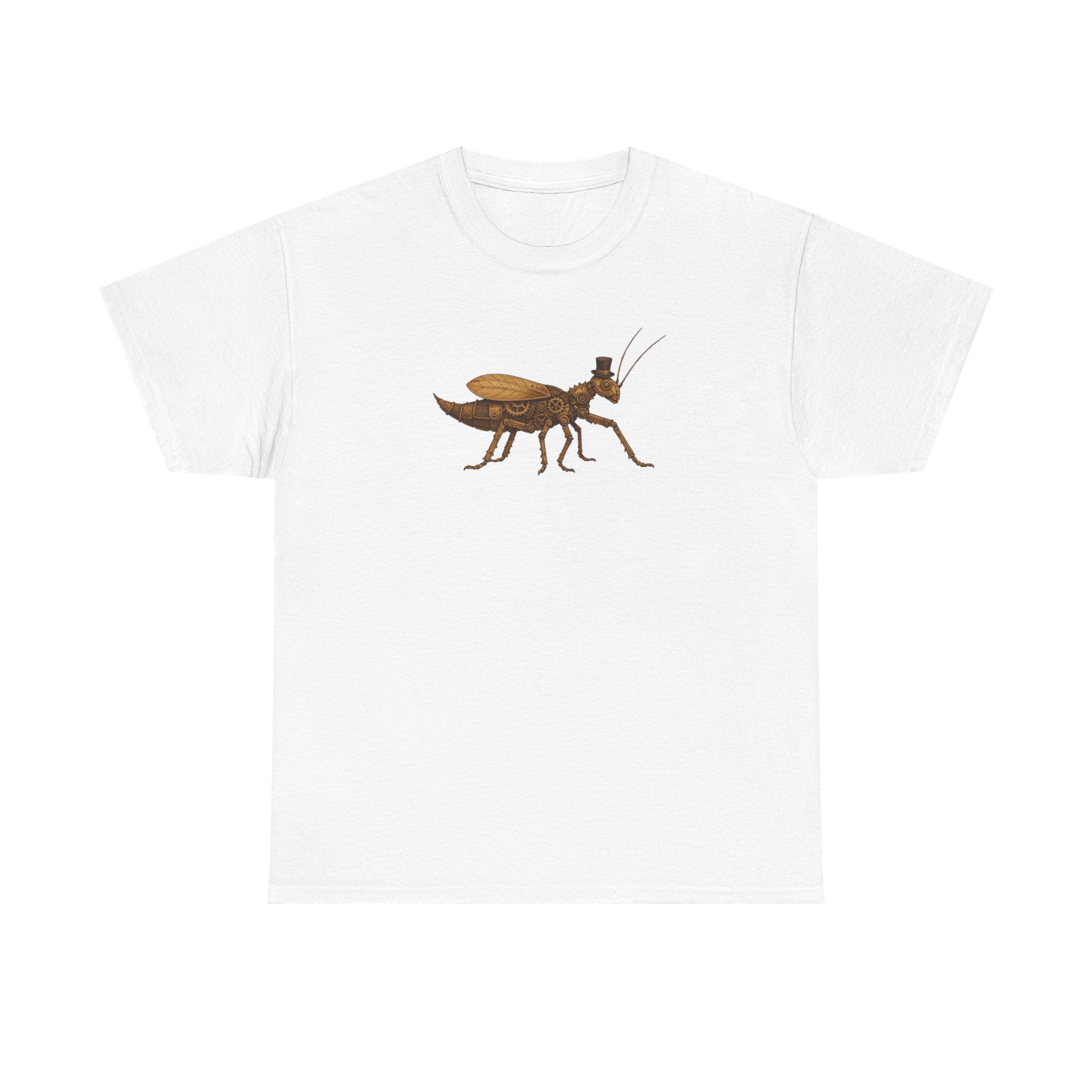 Top Hat Steam Punk Jungle Nymph Unisex Heavy Cotton Tee