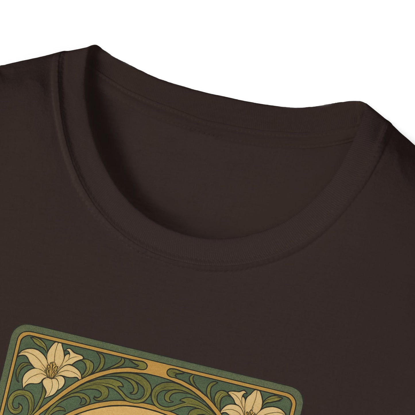 Gooty Sapphire Ornamental - Art Nouveau style T-Shirt - Unisex Softstyle