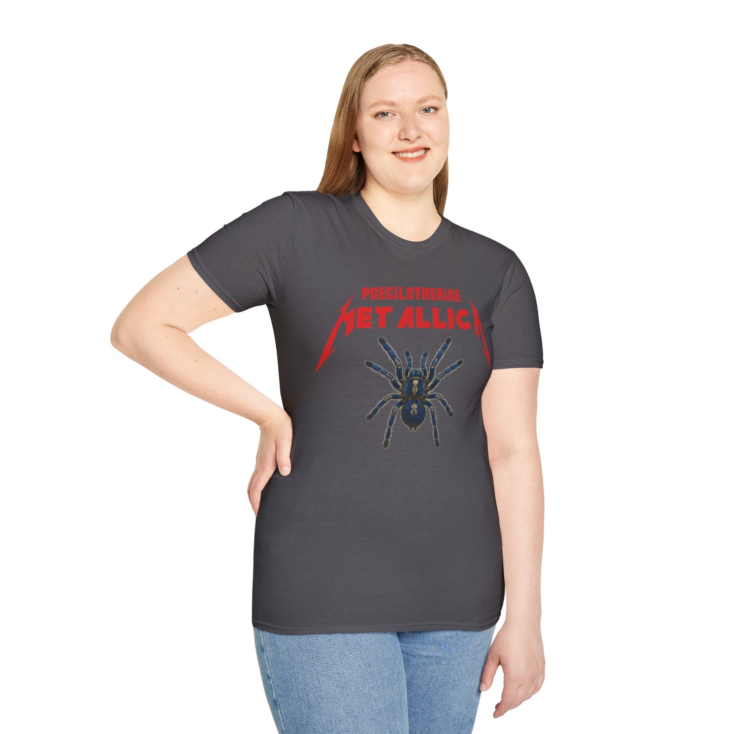 Poecilotheria Metallica Tarantula T-Shirt - Unisex Softstyle