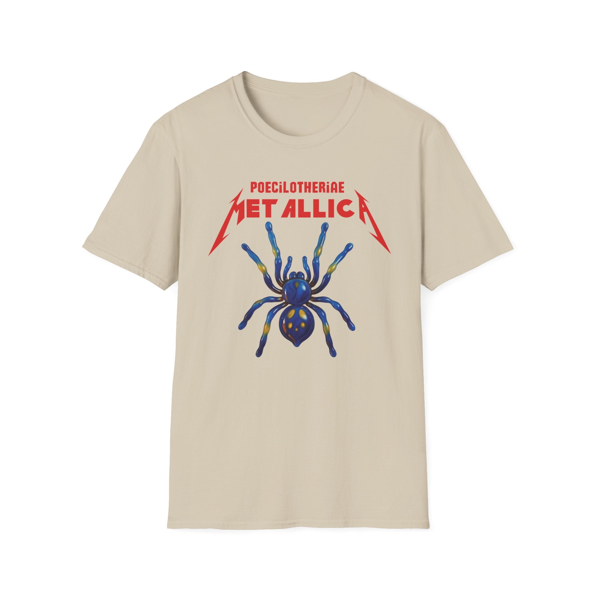 Poecilotheria Metallica Tarantula T-Shirt - Unisex Softstyle