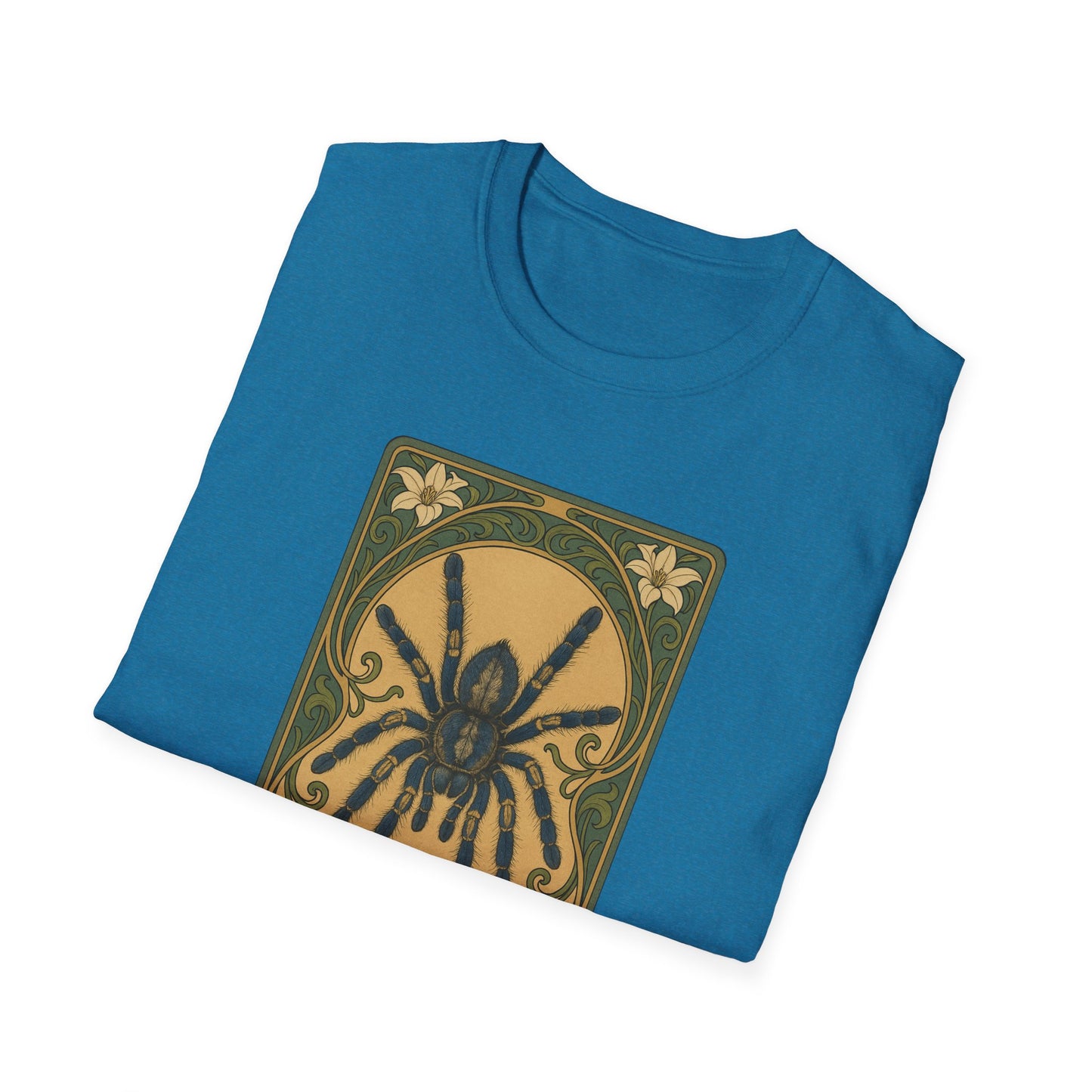 Gooty Sapphire Ornamental - Art Nouveau style T-Shirt - Unisex Softstyle