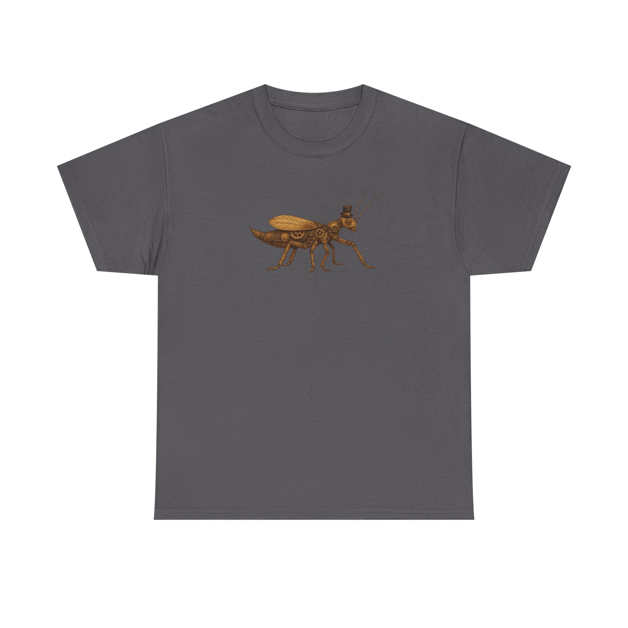 Top Hat Steam Punk Jungle Nymph Unisex Heavy Cotton Tee