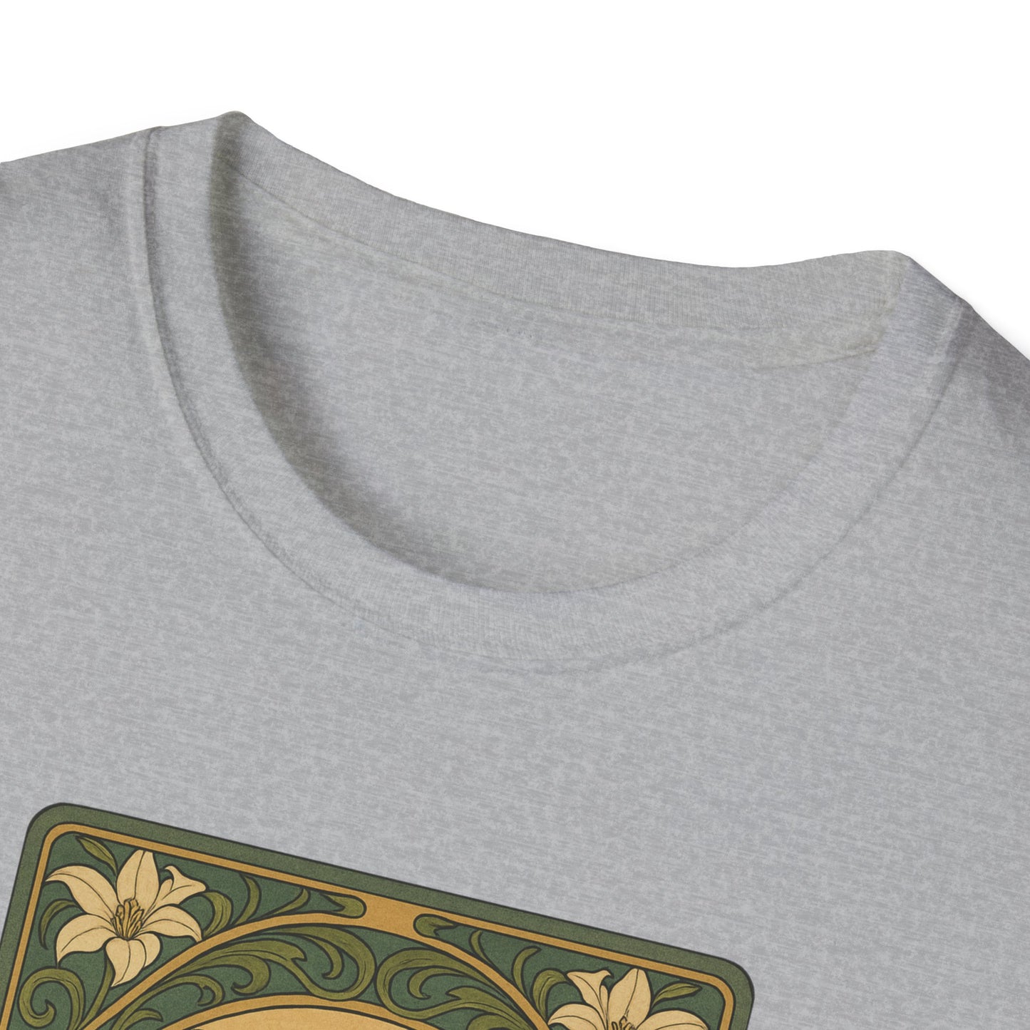 Gooty Sapphire Ornamental - Art Nouveau style T-Shirt - Unisex Softstyle