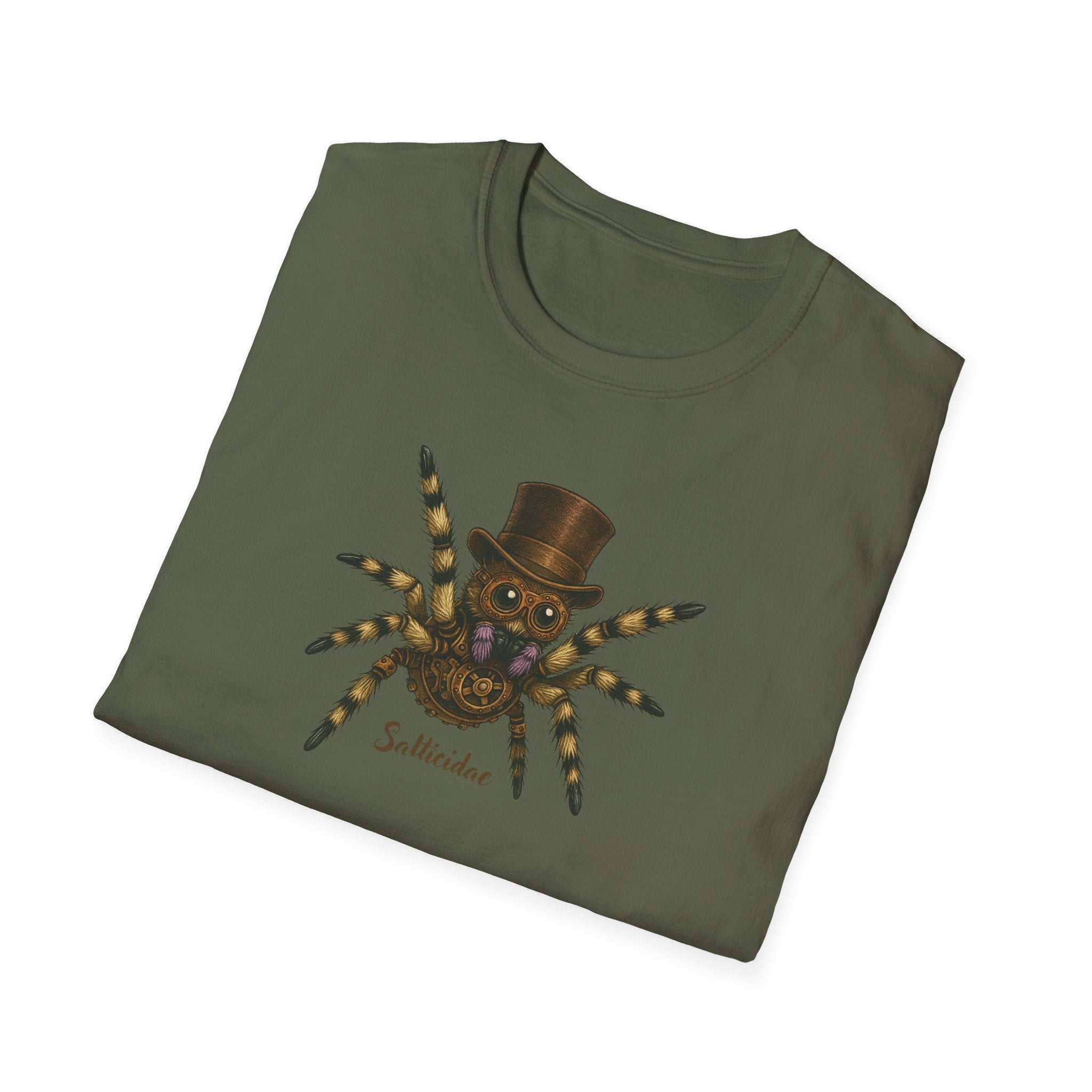 Salticidae Steam Punk T-Shirt - Unisex Softstyle