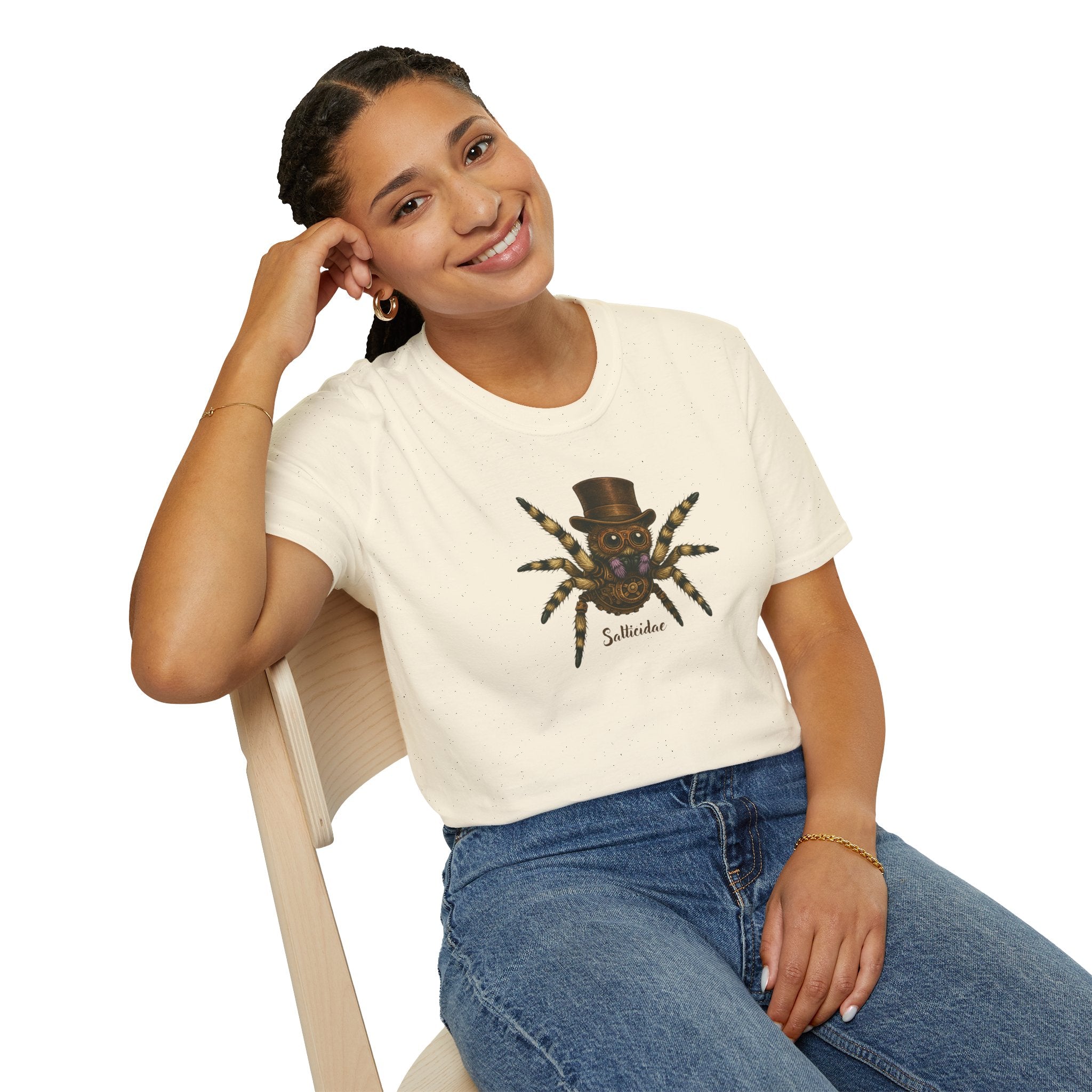 Salticidae Steam Punk T-Shirt - Unisex Softstyle