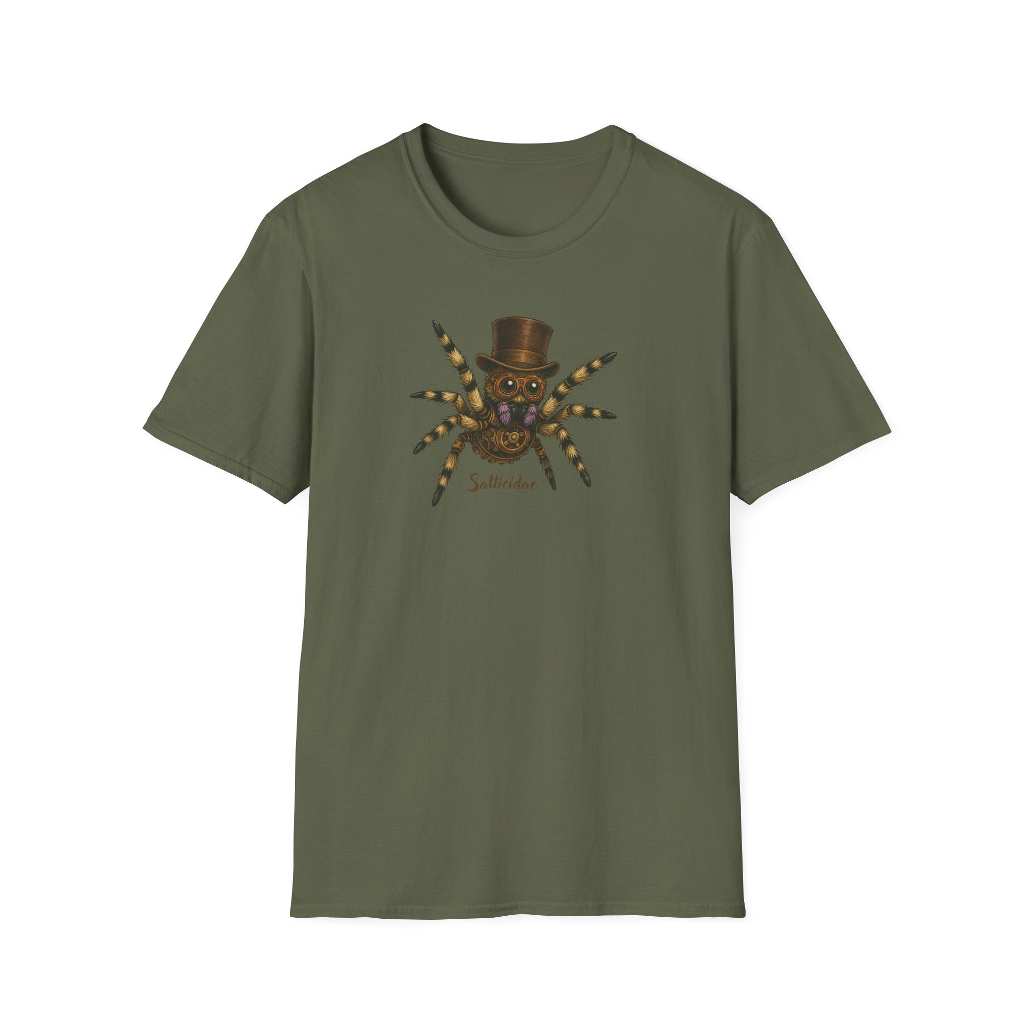 Salticidae Steam Punk T-Shirt - Unisex Softstyle
