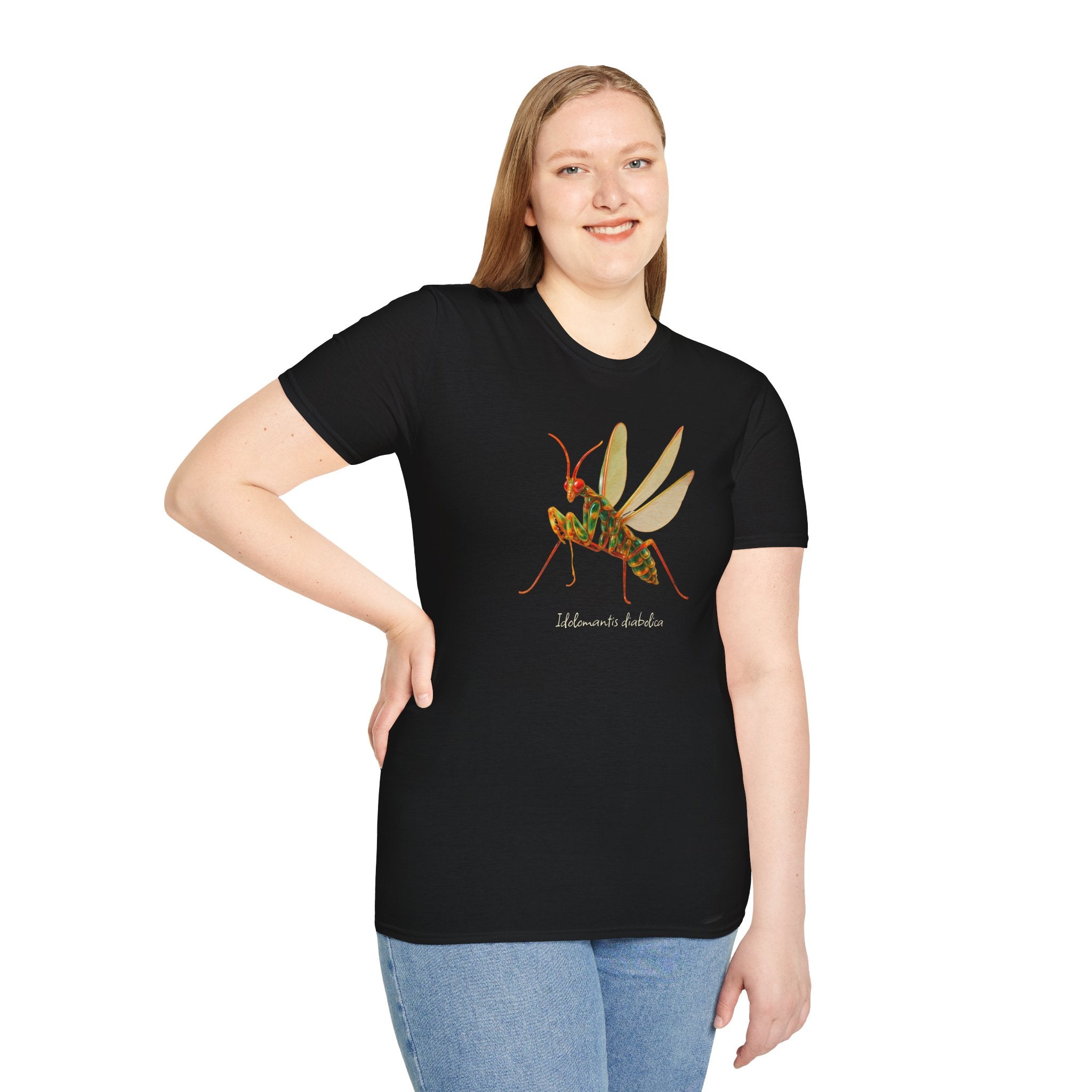 Devils Flower Praying Mantis Graphic T-Shirt -