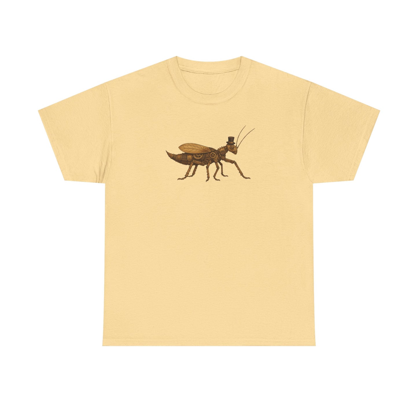Top Hat Steam Punk Jungle Nymph Unisex Heavy Cotton Tee