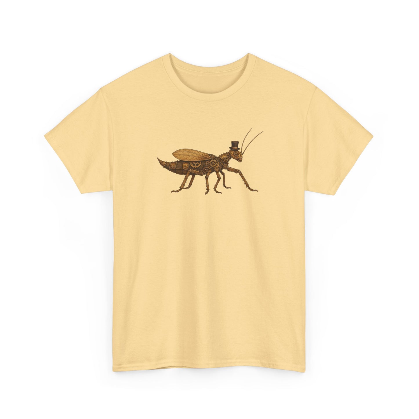 Top Hat Steam Punk Jungle Nymph Unisex Heavy Cotton Tee