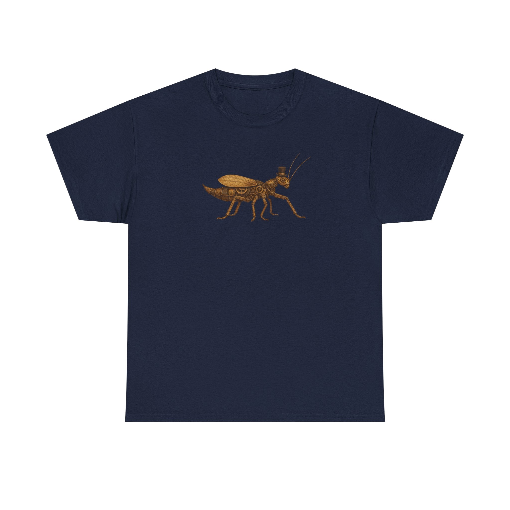Top Hat Steam Punk Jungle Nymph Unisex Heavy Cotton Tee