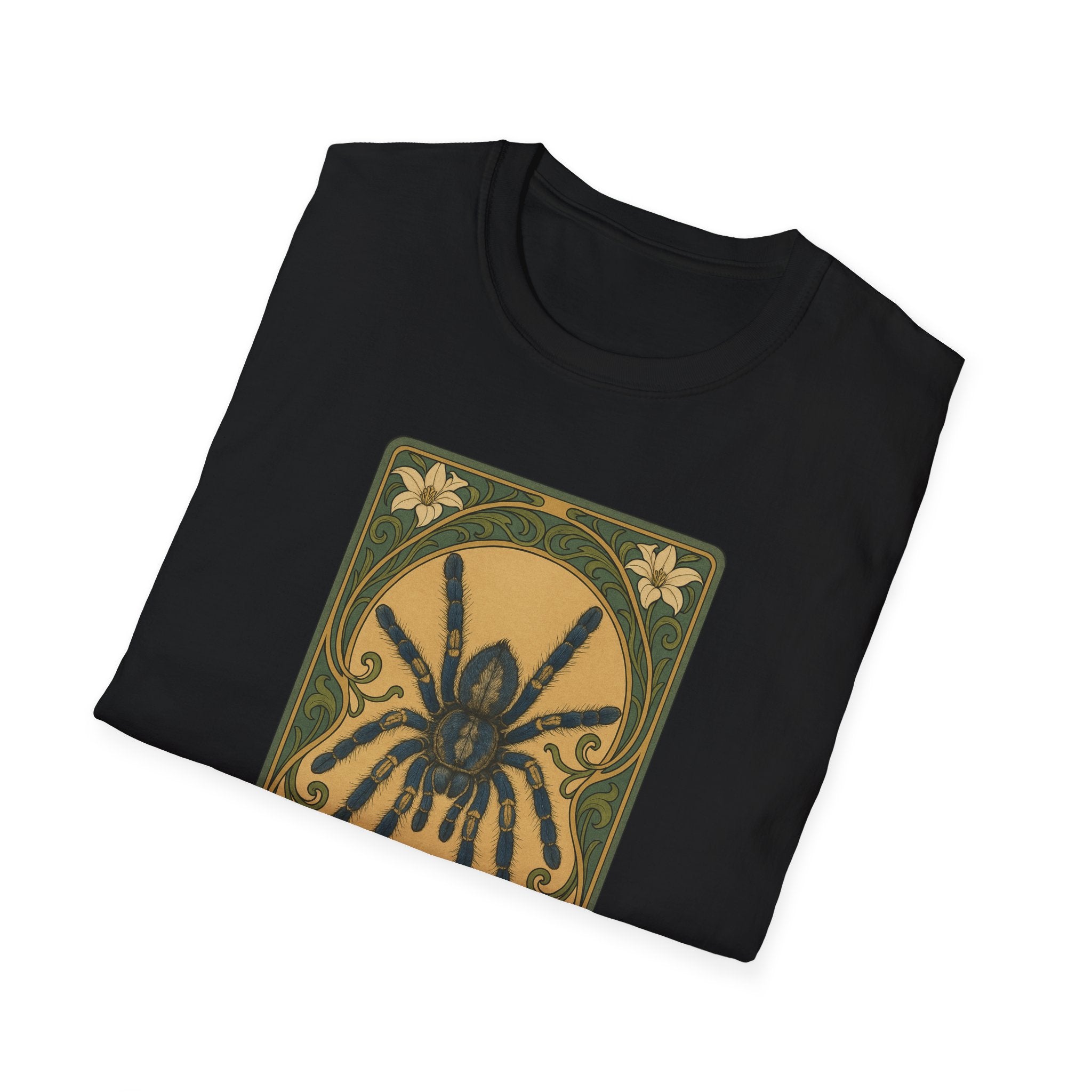 Gooty Sapphire Ornamental - Art Nouveau style T-Shirt - Unisex Softstyle