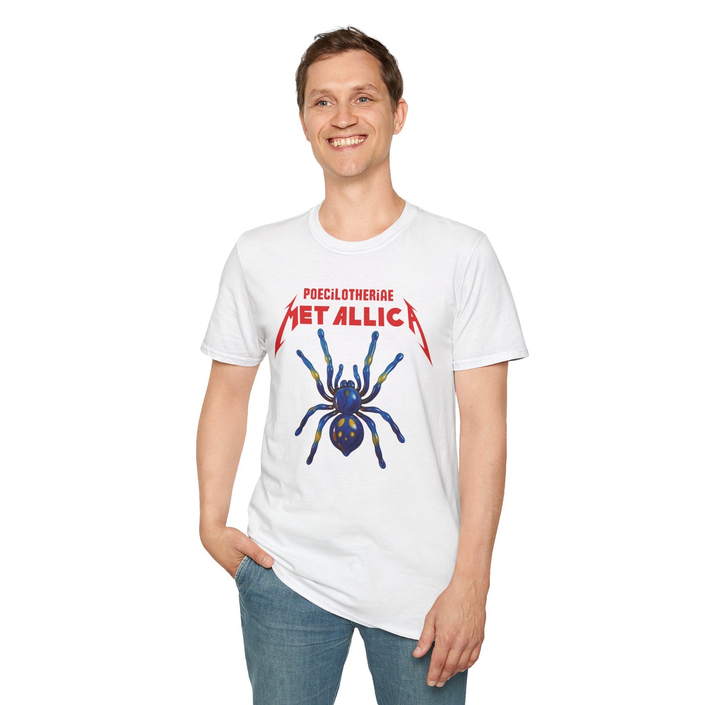 Poecilotheria Metallica Tarantula T-Shirt - Unisex Softstyle