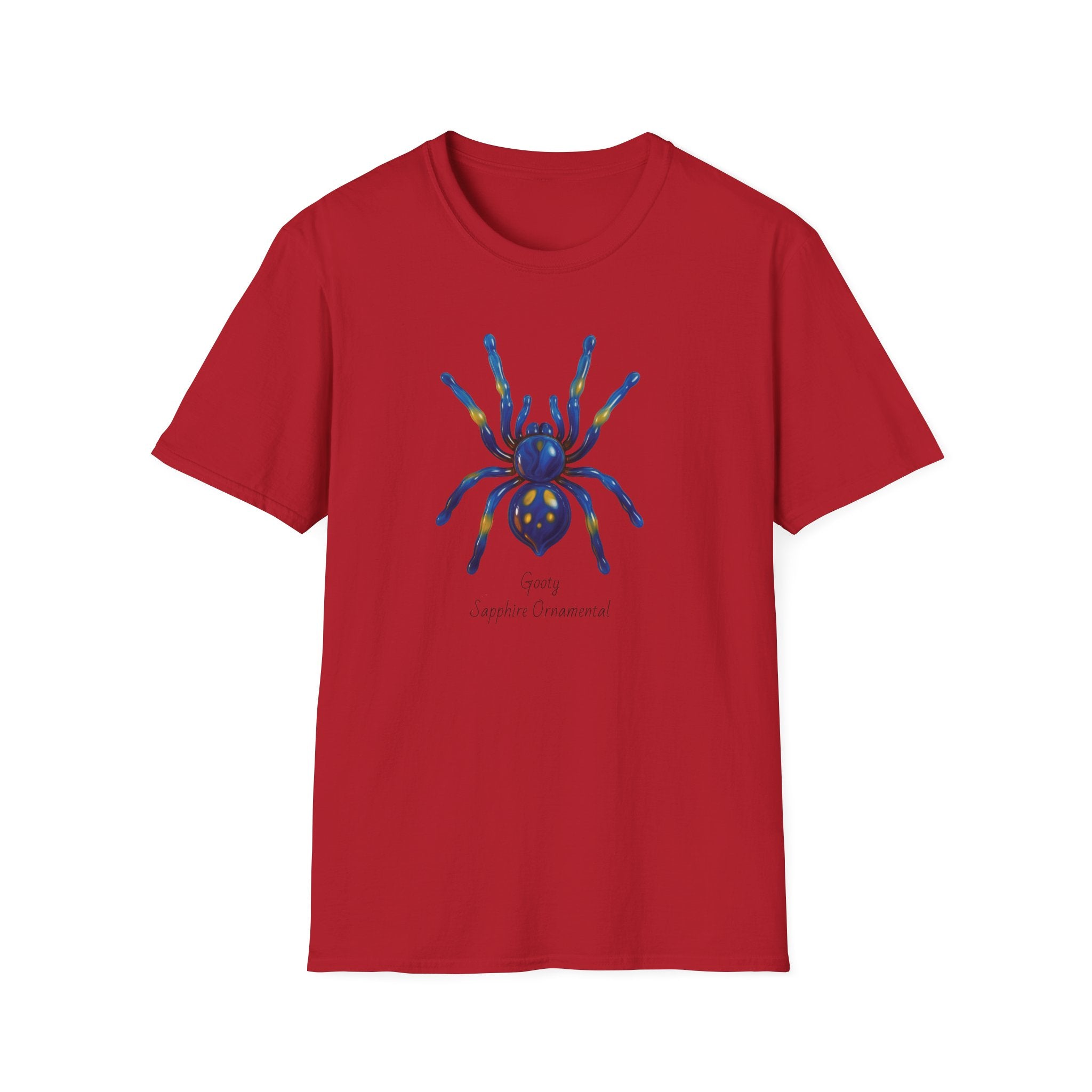 Gooty Sapphire Ornamental Tarantula T-Shirt - Unisex Softstyle