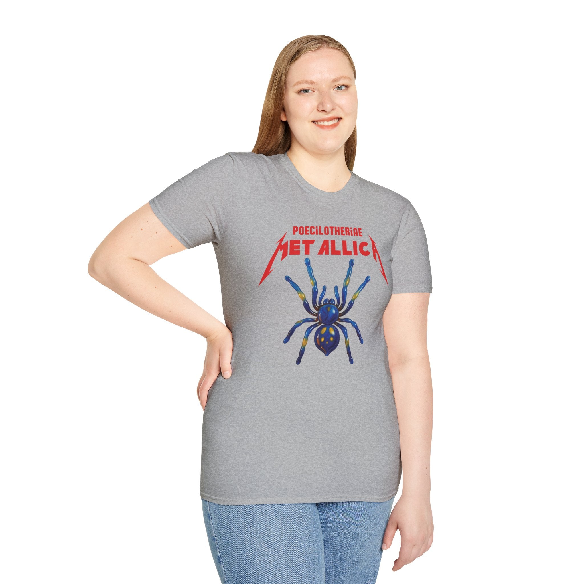 Poecilotheria Metallica Tarantula T-Shirt - Unisex Softstyle