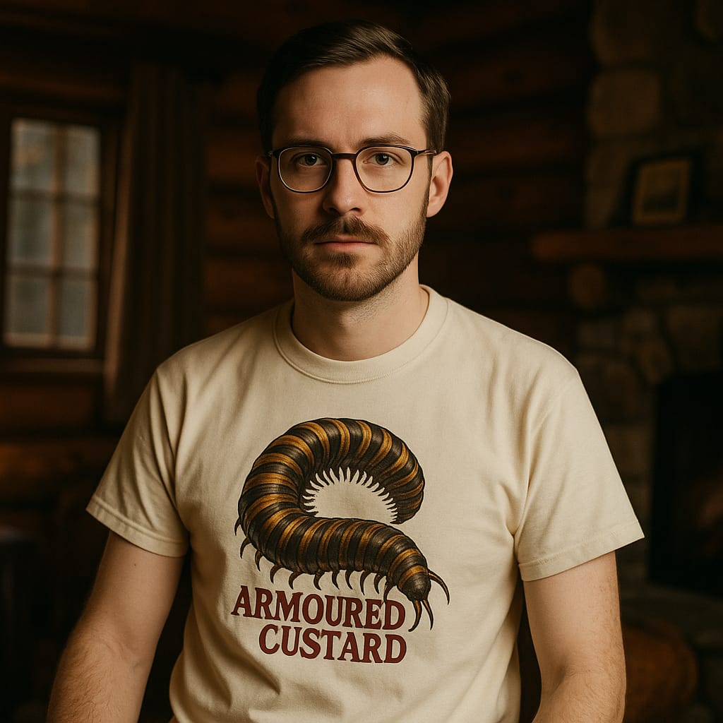 Armoured Custard Millipede Heavy Cotton Tee