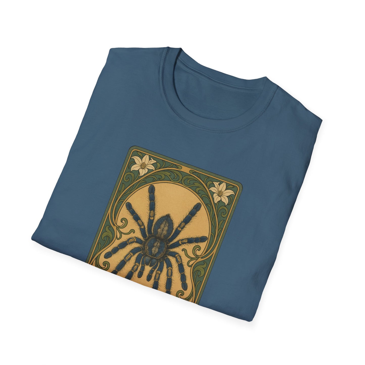 Gooty Sapphire Ornamental - Art Nouveau style T-Shirt - Unisex Softstyle