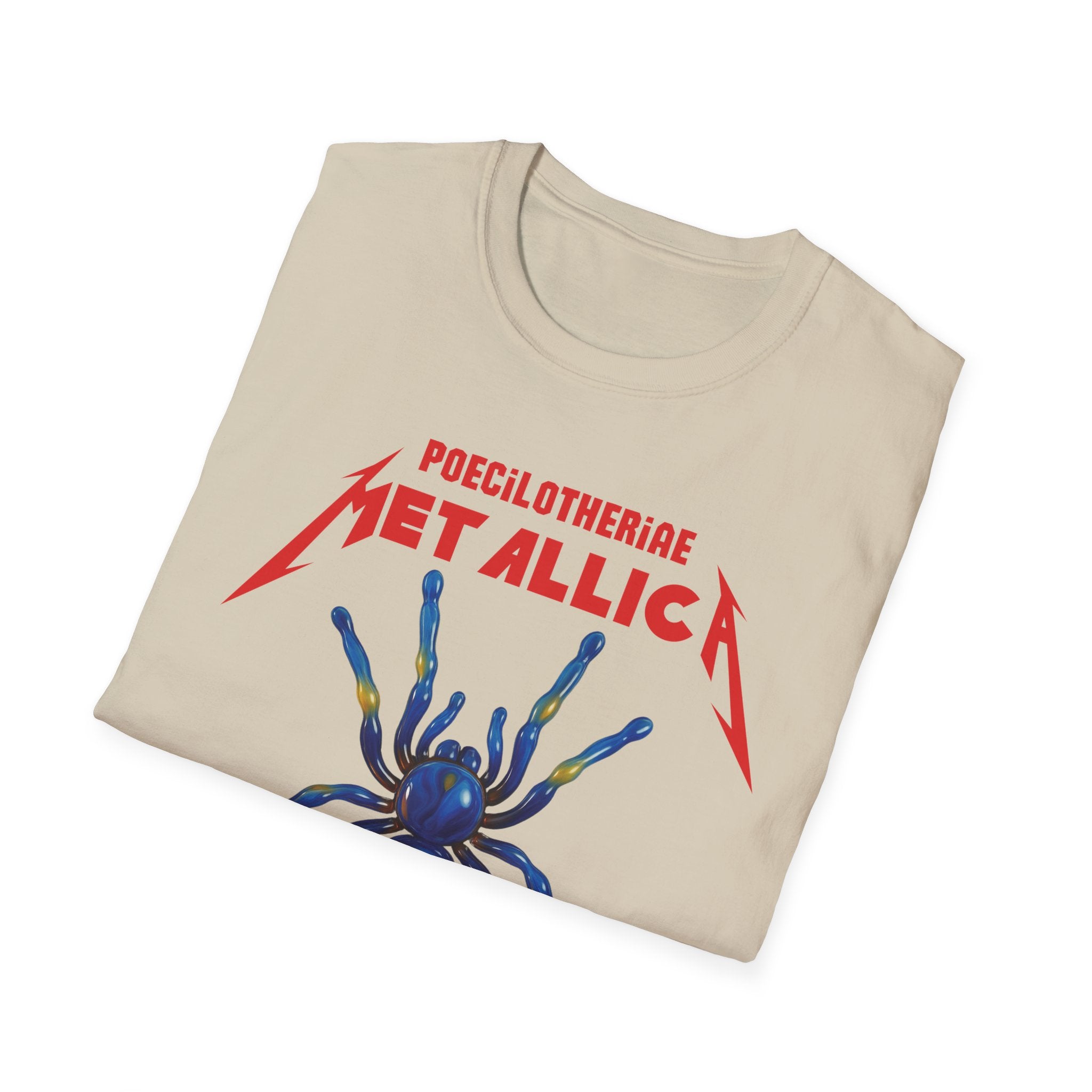 Poecilotheria Metallica Tarantula T-Shirt - Unisex Softstyle