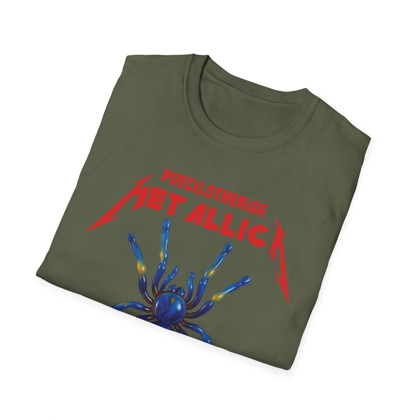 Poecilotheria Metallica Tarantula T-Shirt - Unisex Softstyle