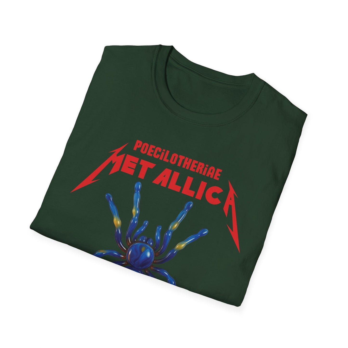 Poecilotheria Metallica Tarantula T-Shirt - Unisex Softstyle