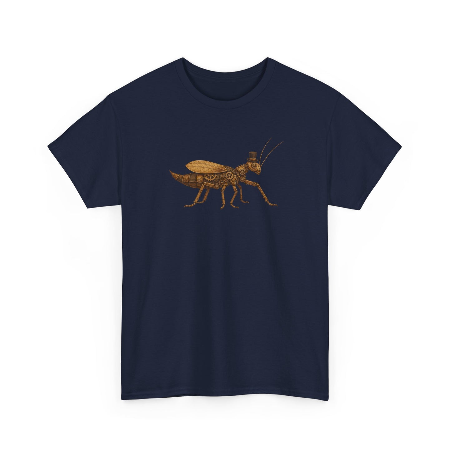 Top Hat Steam Punk Jungle Nymph Unisex Heavy Cotton Tee