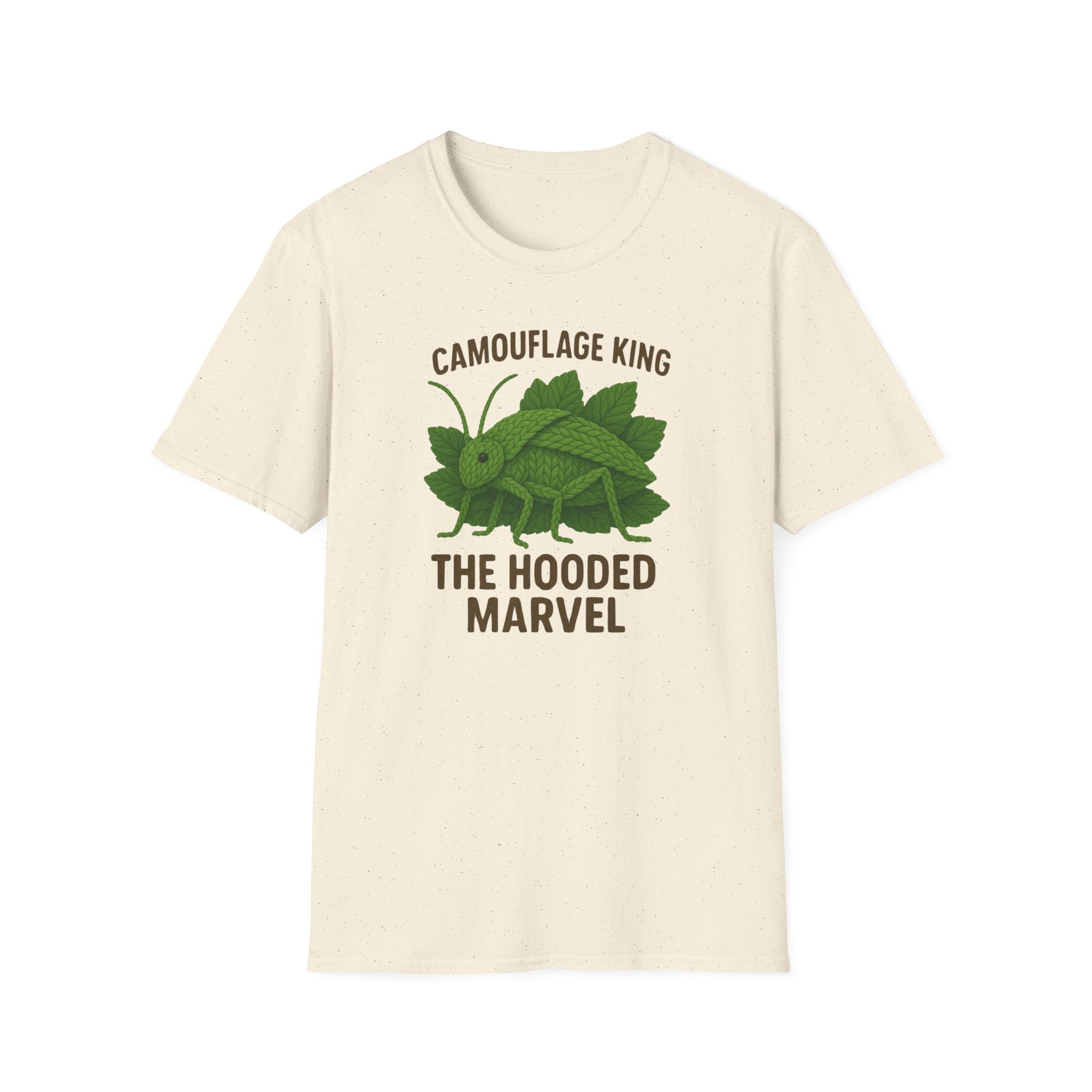 Siliquofera Grandis Giant Hooded Katydid - Camouflage King T-Shirt