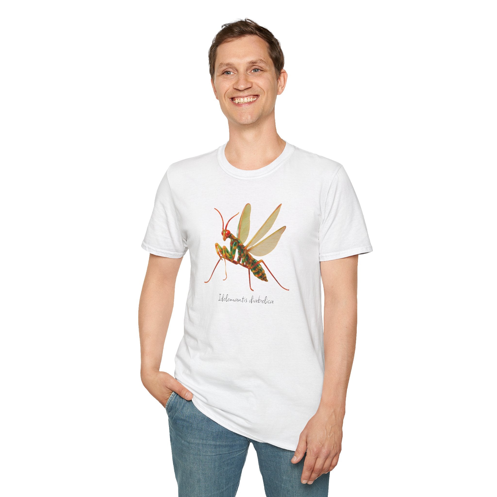 Devils Flower Praying Mantis Graphic T-Shirt -