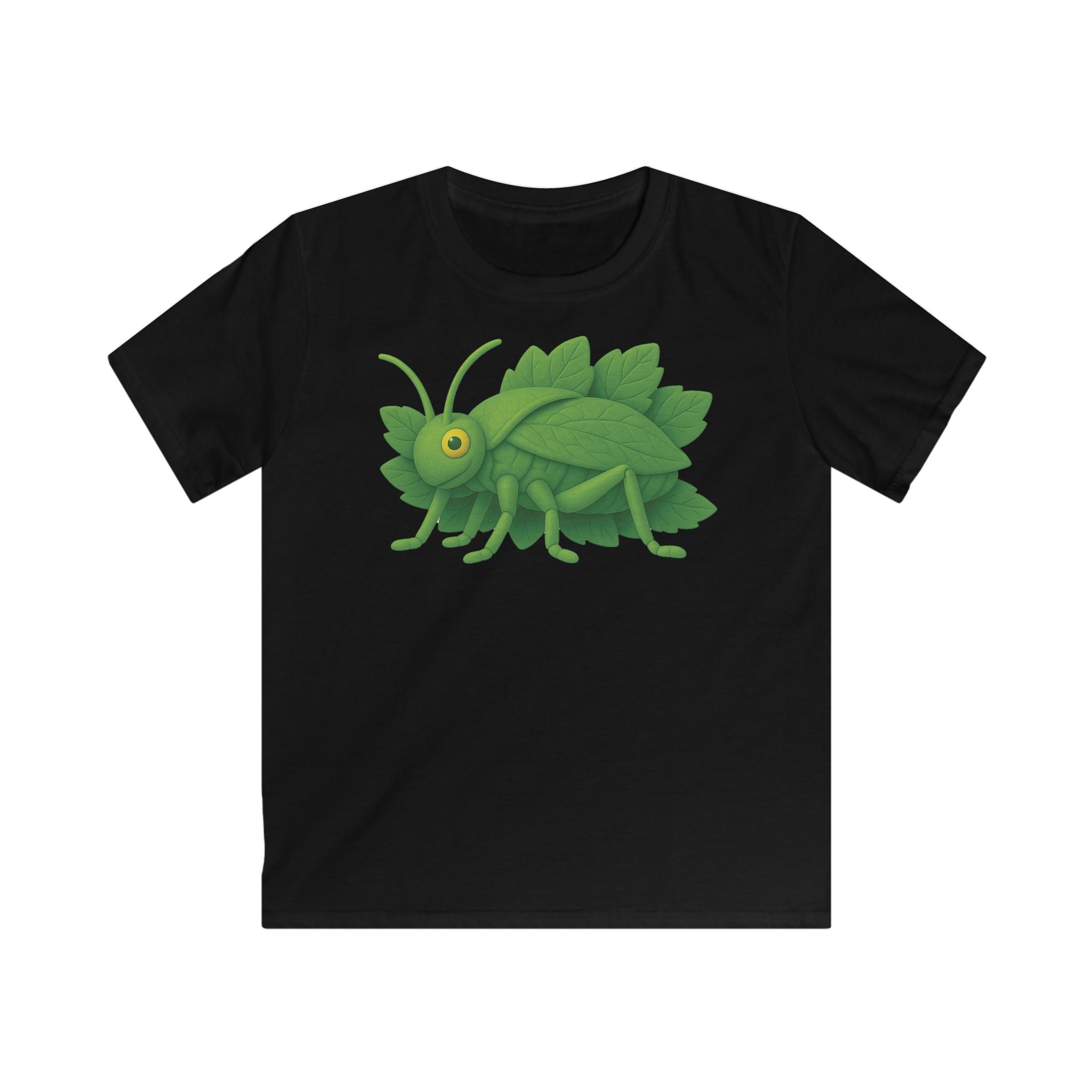 Kids Giant Hooded Katydid - Softstyle T-Shirt