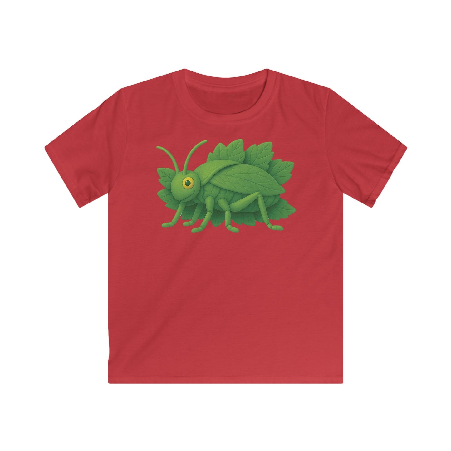 Kids Giant Hooded Katydid - Softstyle T-Shirt