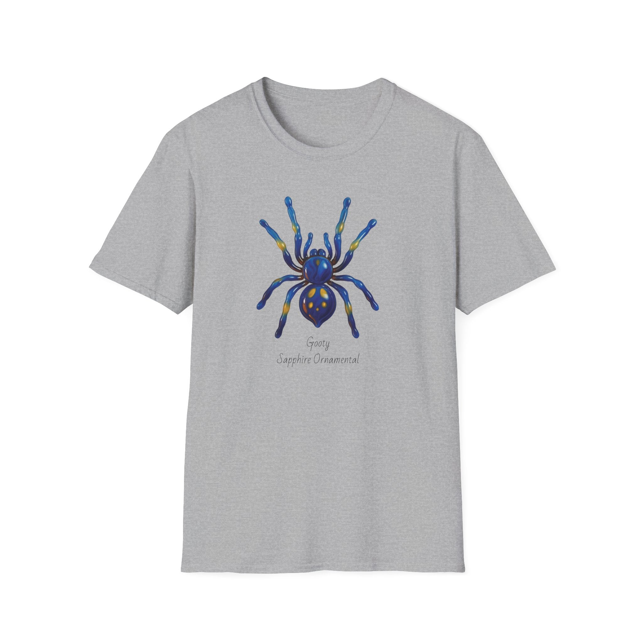 Gooty Sapphire Ornamental Tarantula T-Shirt - Unisex Softstyle