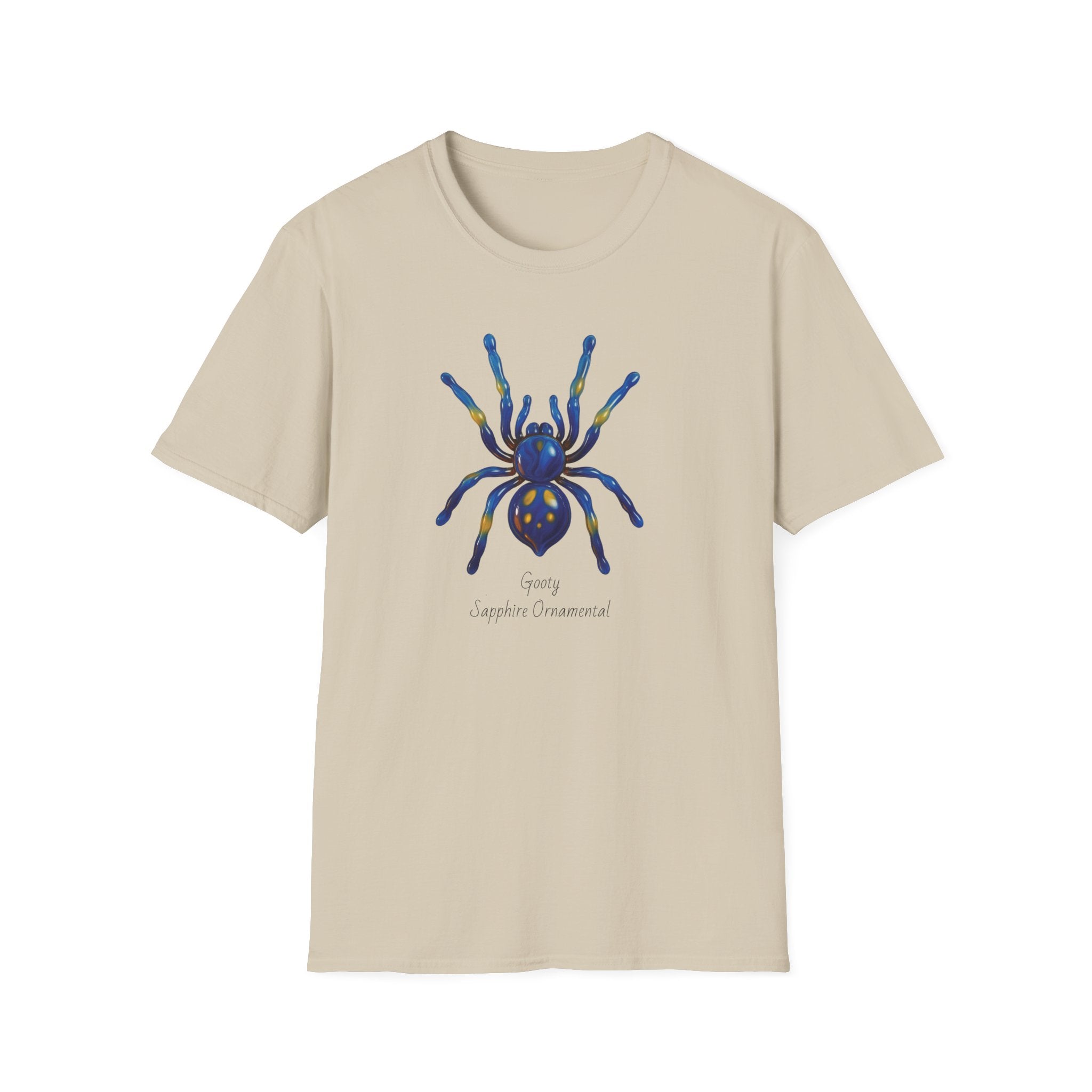 Gooty Sapphire Ornamental Tarantula T-Shirt - Unisex Softstyle