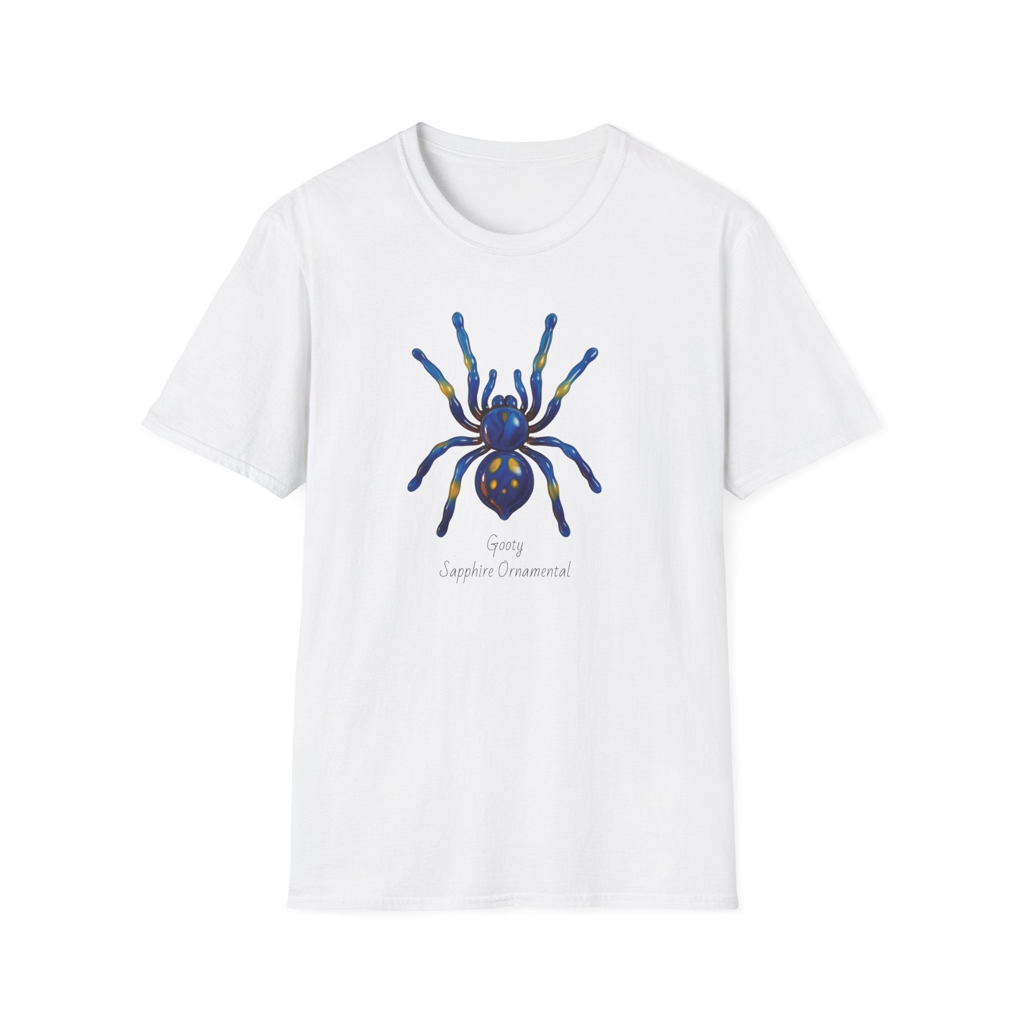 Gooty Sapphire Ornamental Tarantula T-Shirt - Unisex Softstyle