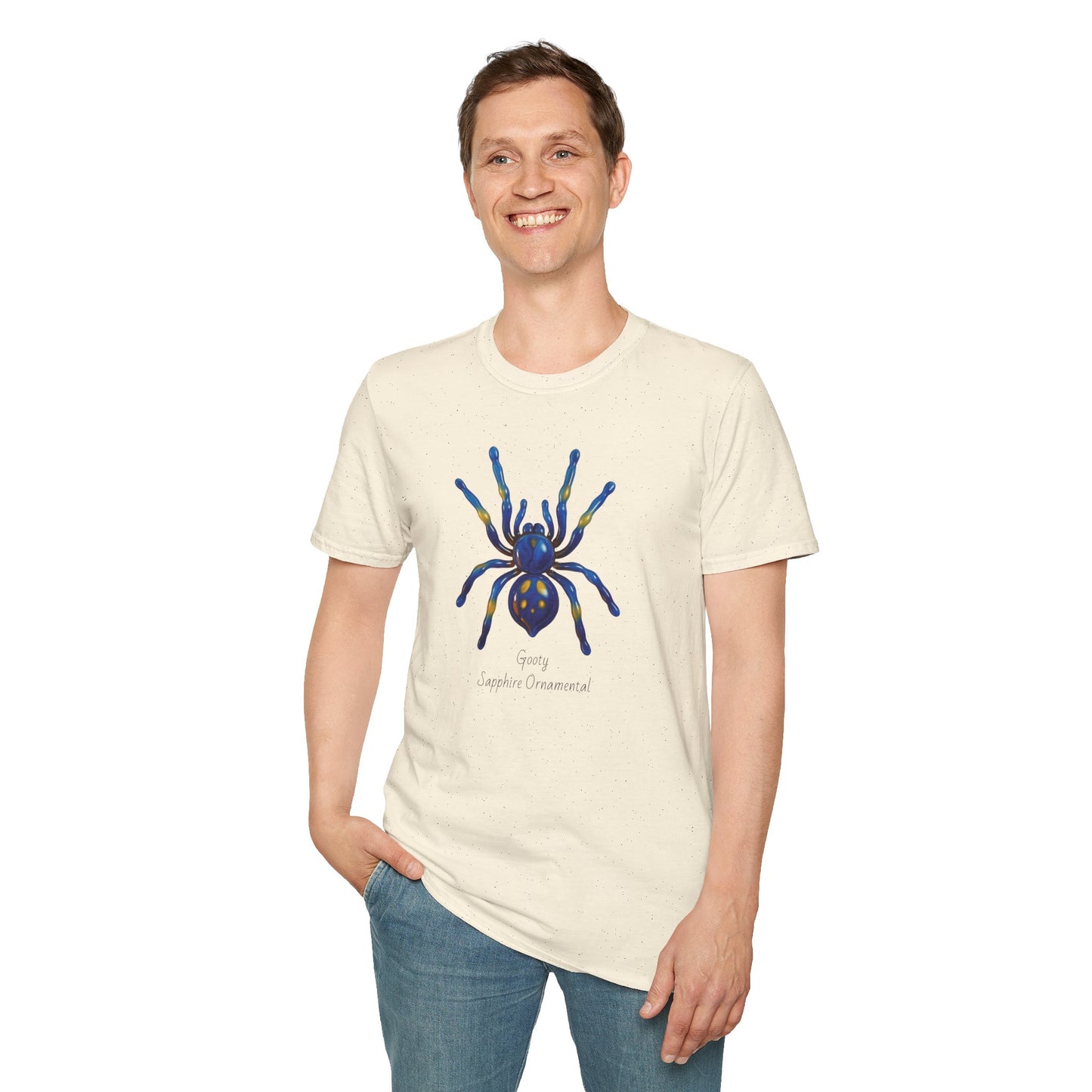 Gooty Sapphire Ornamental Tarantula T-Shirt - Unisex Softstyle