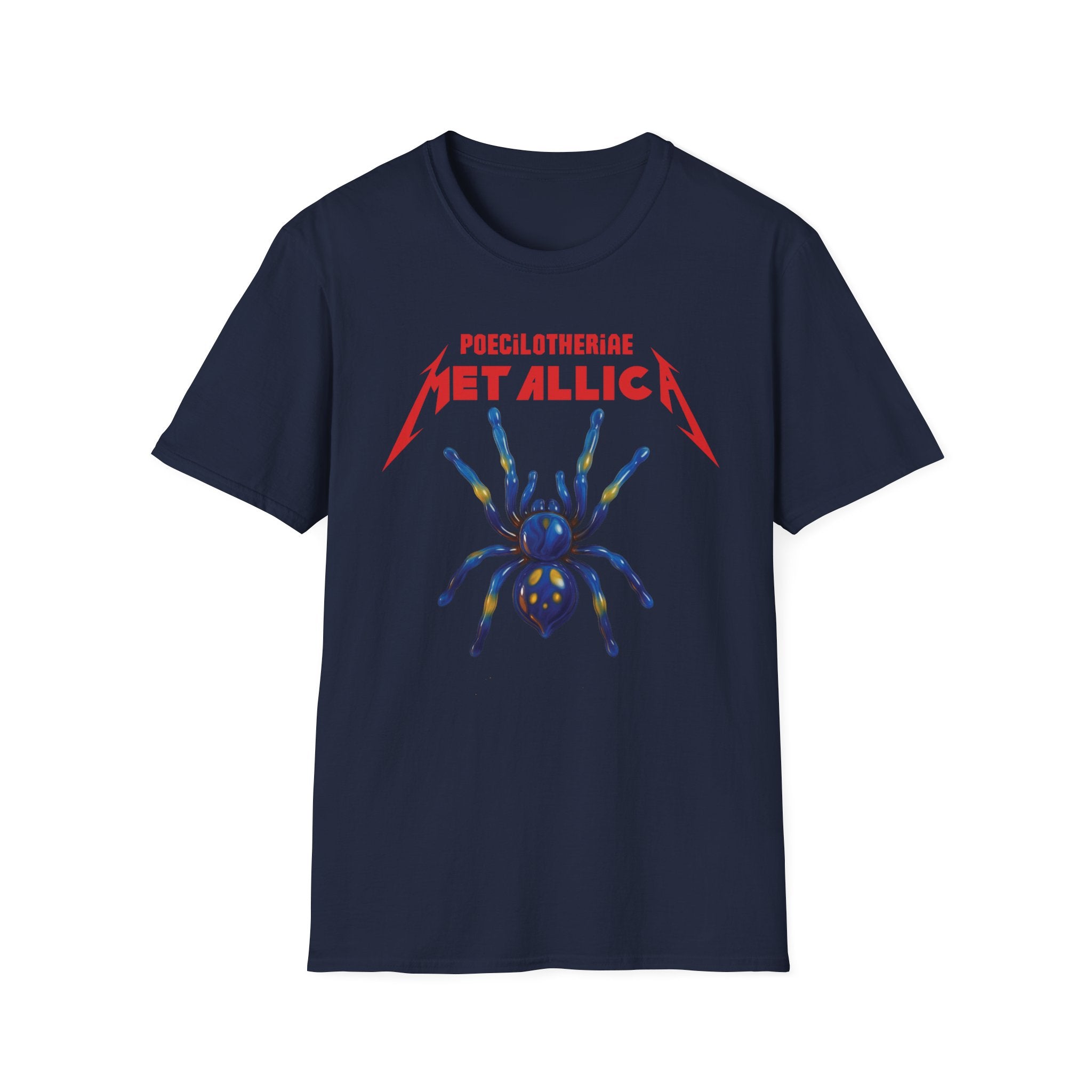 Poecilotheria Metallica Tarantula T-Shirt - Unisex Softstyle