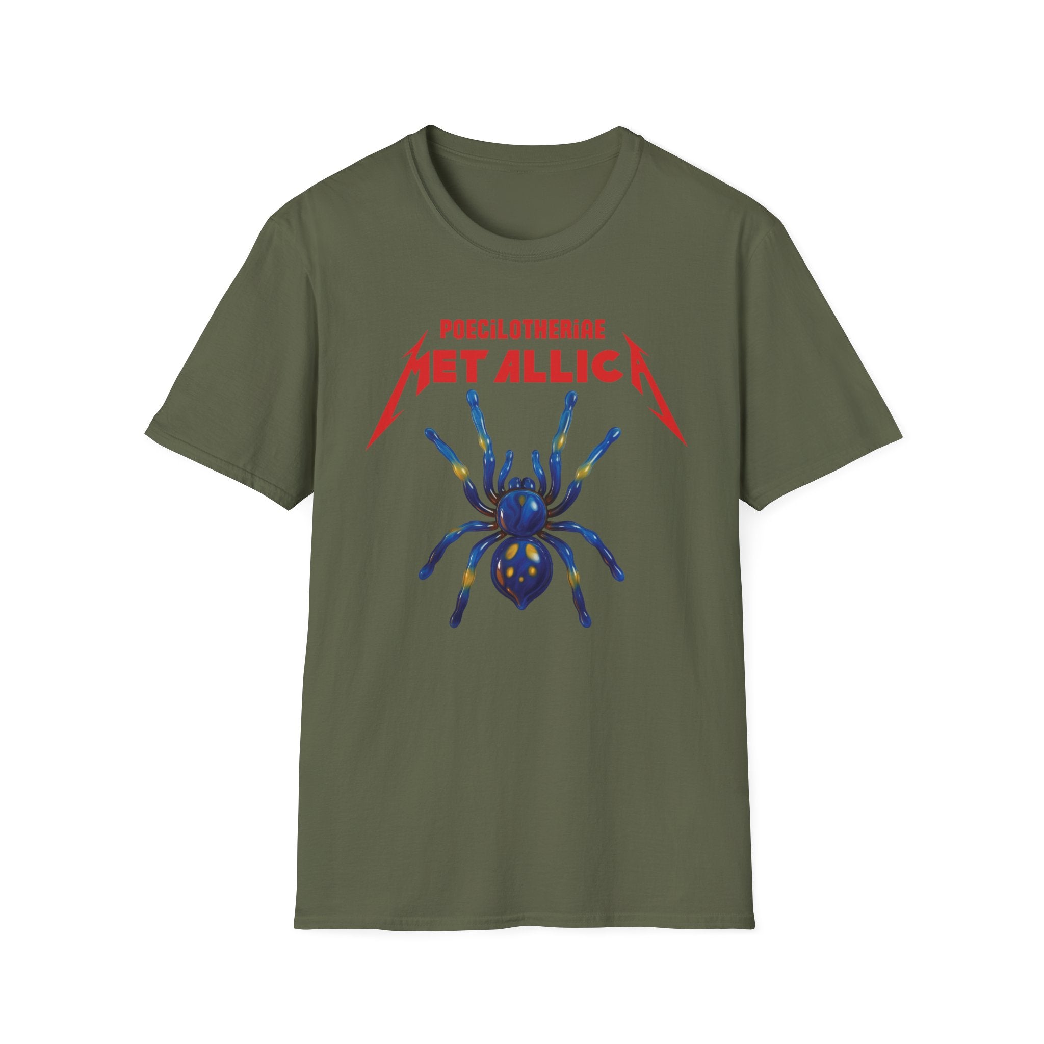 Poecilotheria Metallica Tarantula T-Shirt - Unisex Softstyle