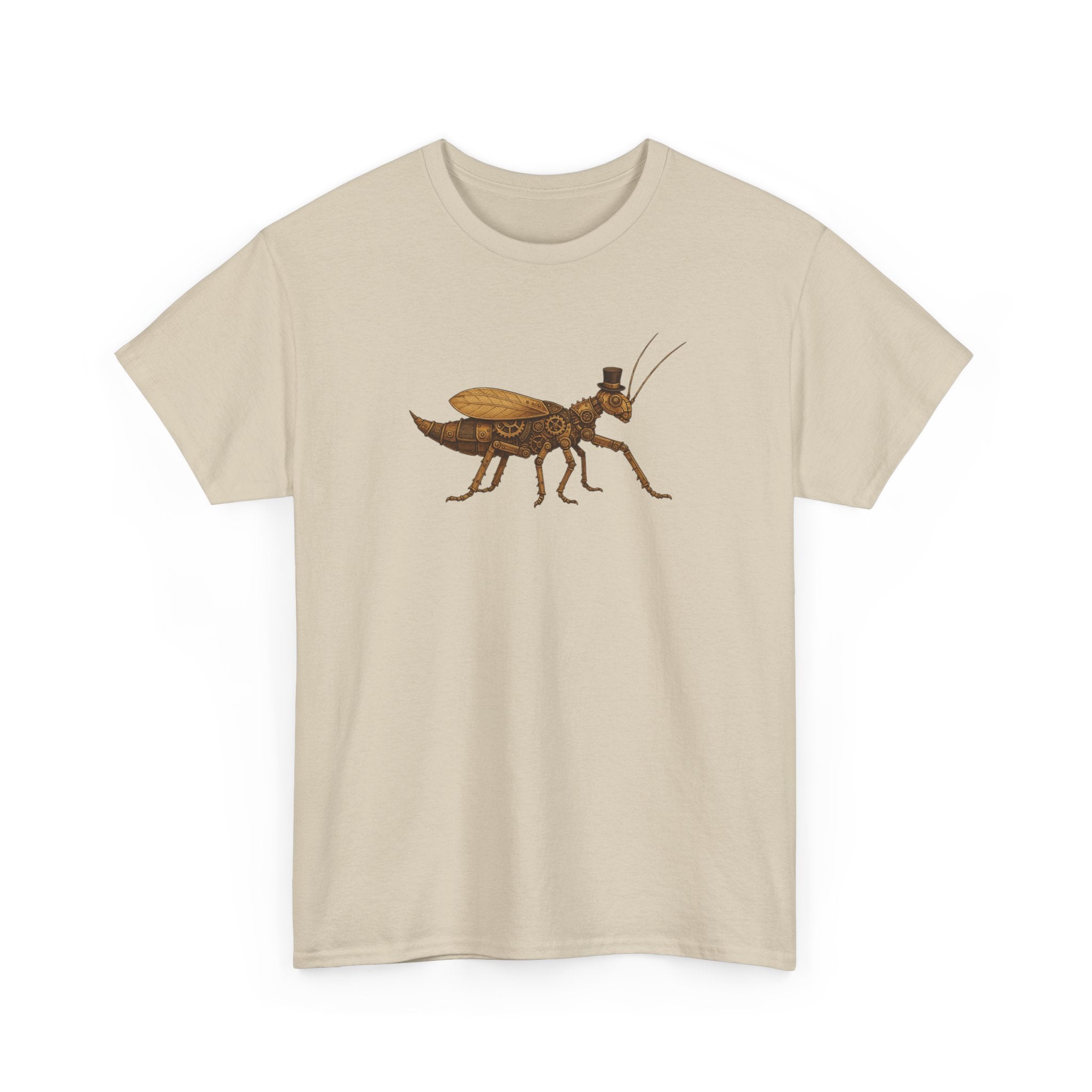 Top Hat Steam Punk Jungle Nymph Unisex Heavy Cotton Tee