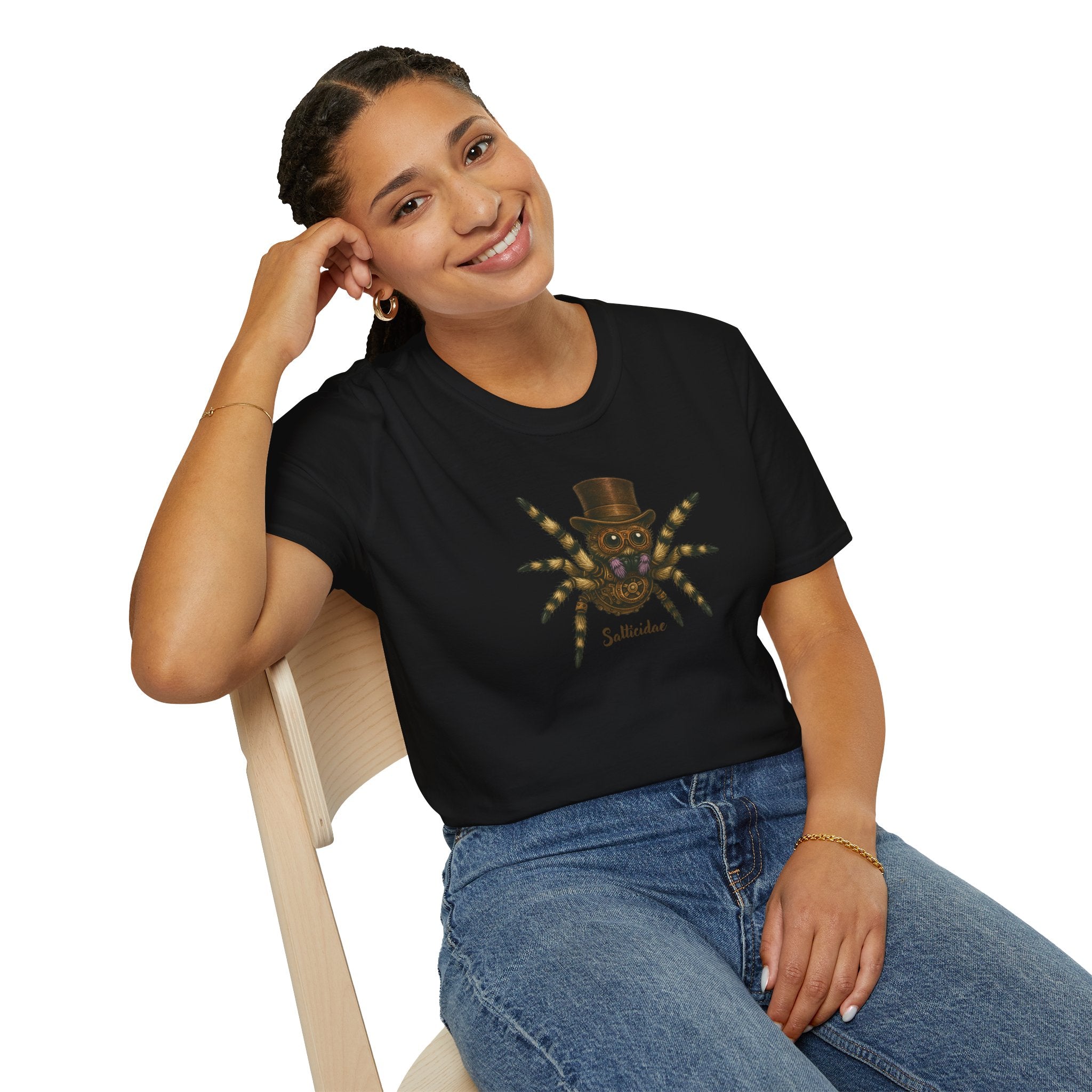 Salticidae Steam Punk T-Shirt - Unisex Softstyle