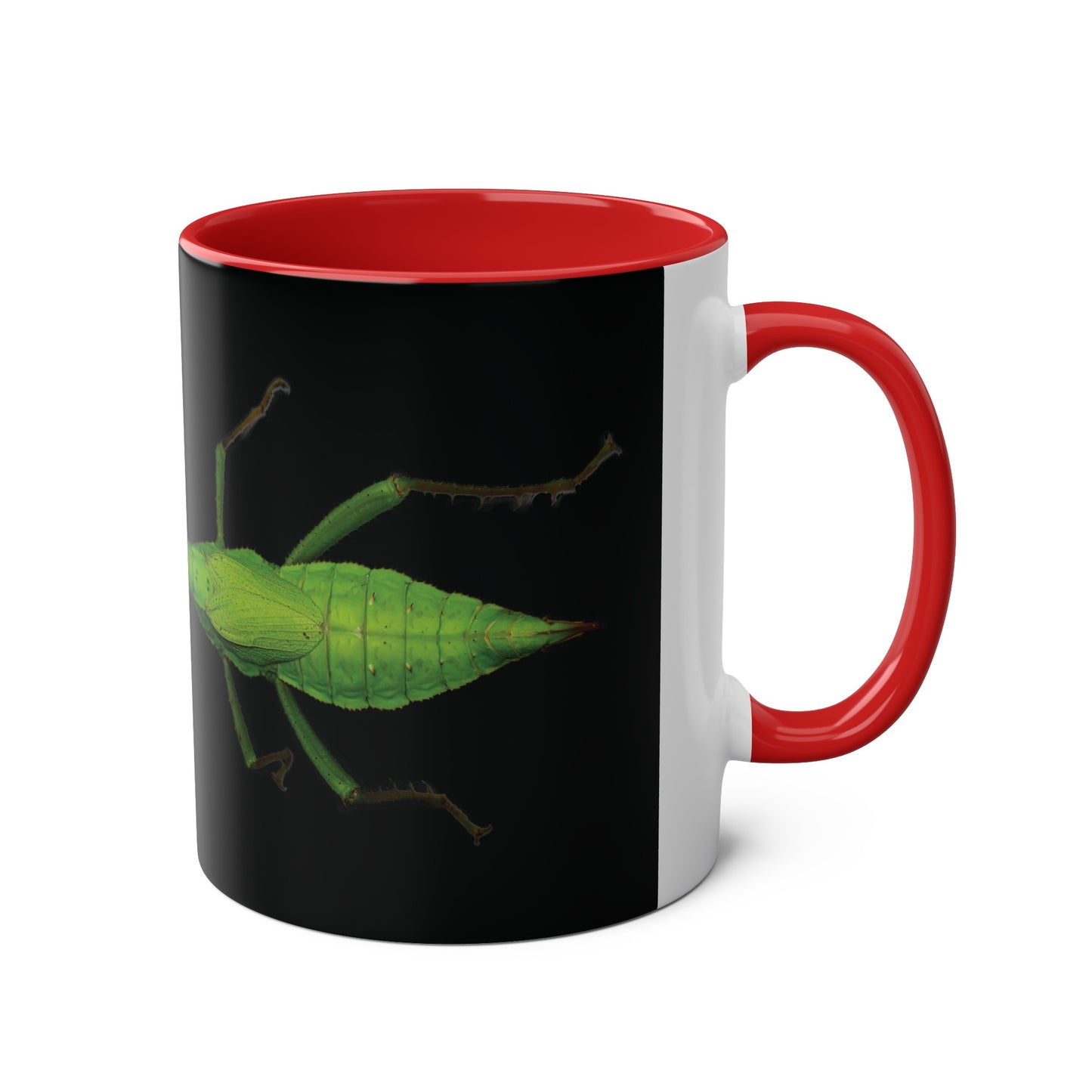 Heteropteryx Dilatata Two-Tone Coffee Mugs, 11oz