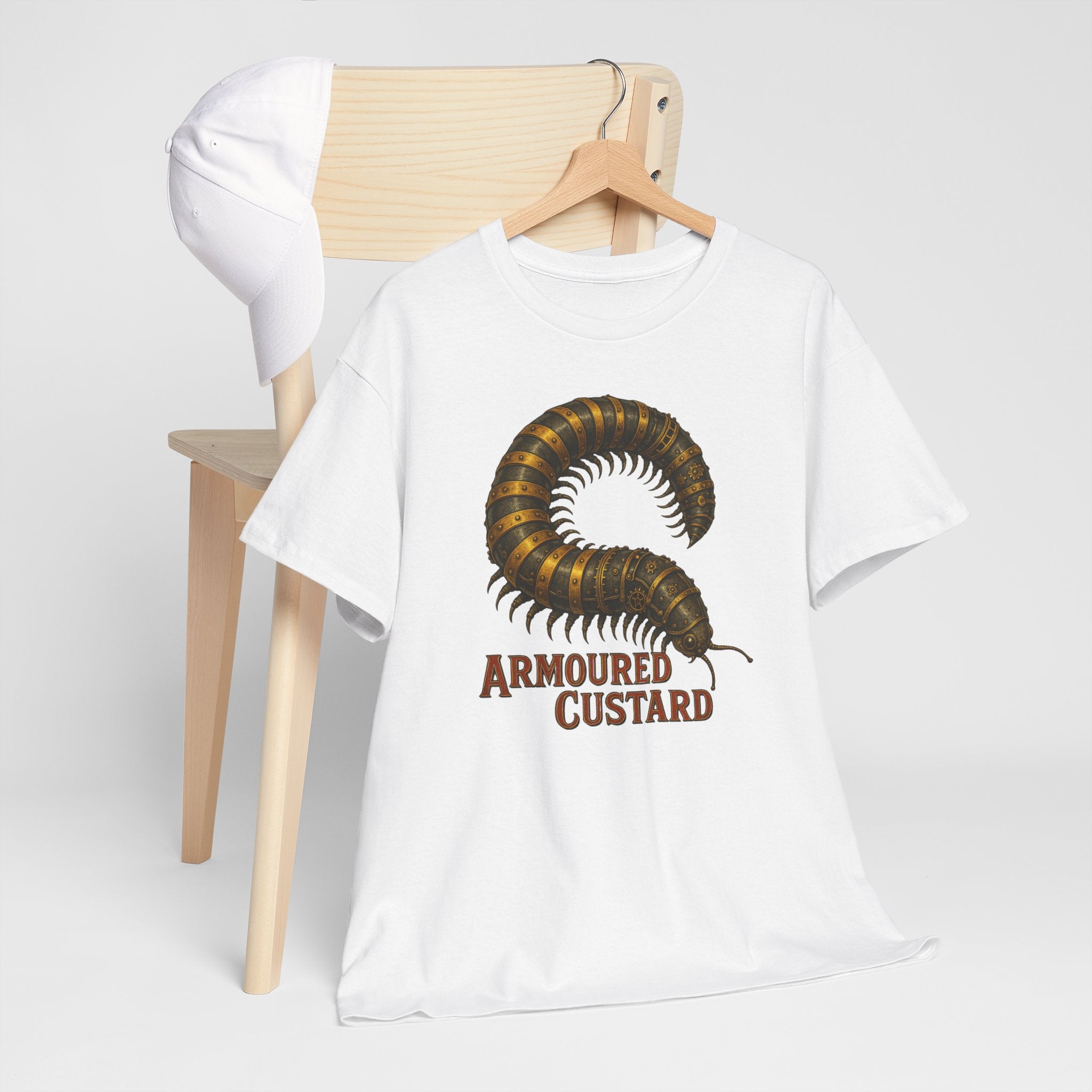 Armoured Custard Millipede Heavy Cotton Tee