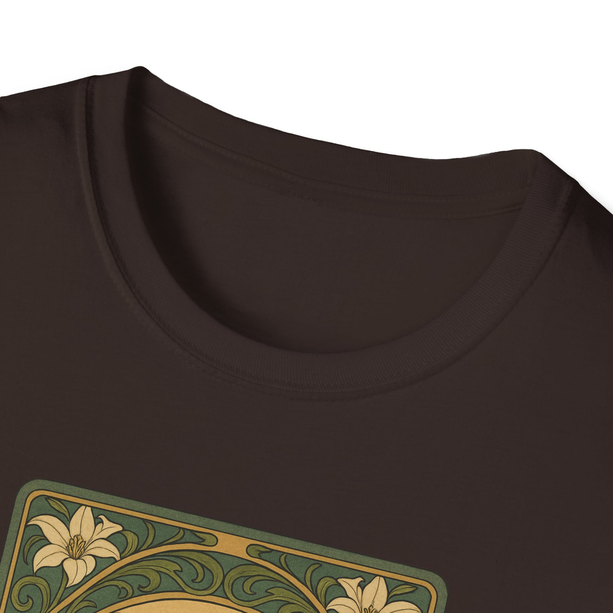Gooty Sapphire Ornamental - Art Nouveau style T-Shirt - Unisex Softstyle
