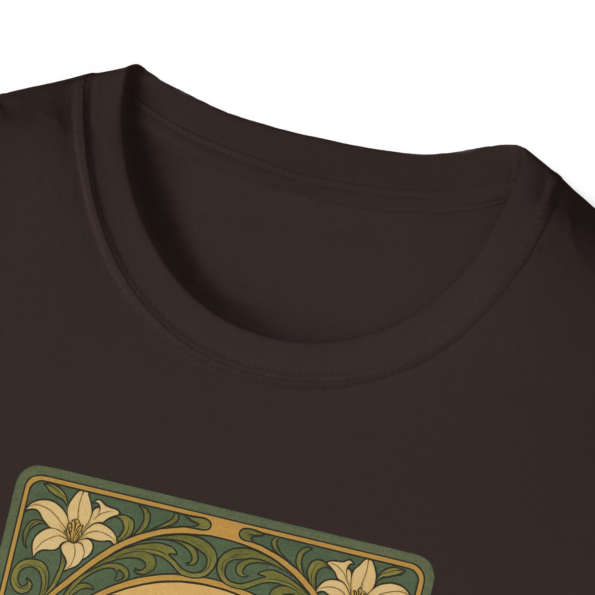Gooty Sapphire Ornamental - Art Nouveau style T-Shirt - Unisex Softstyle