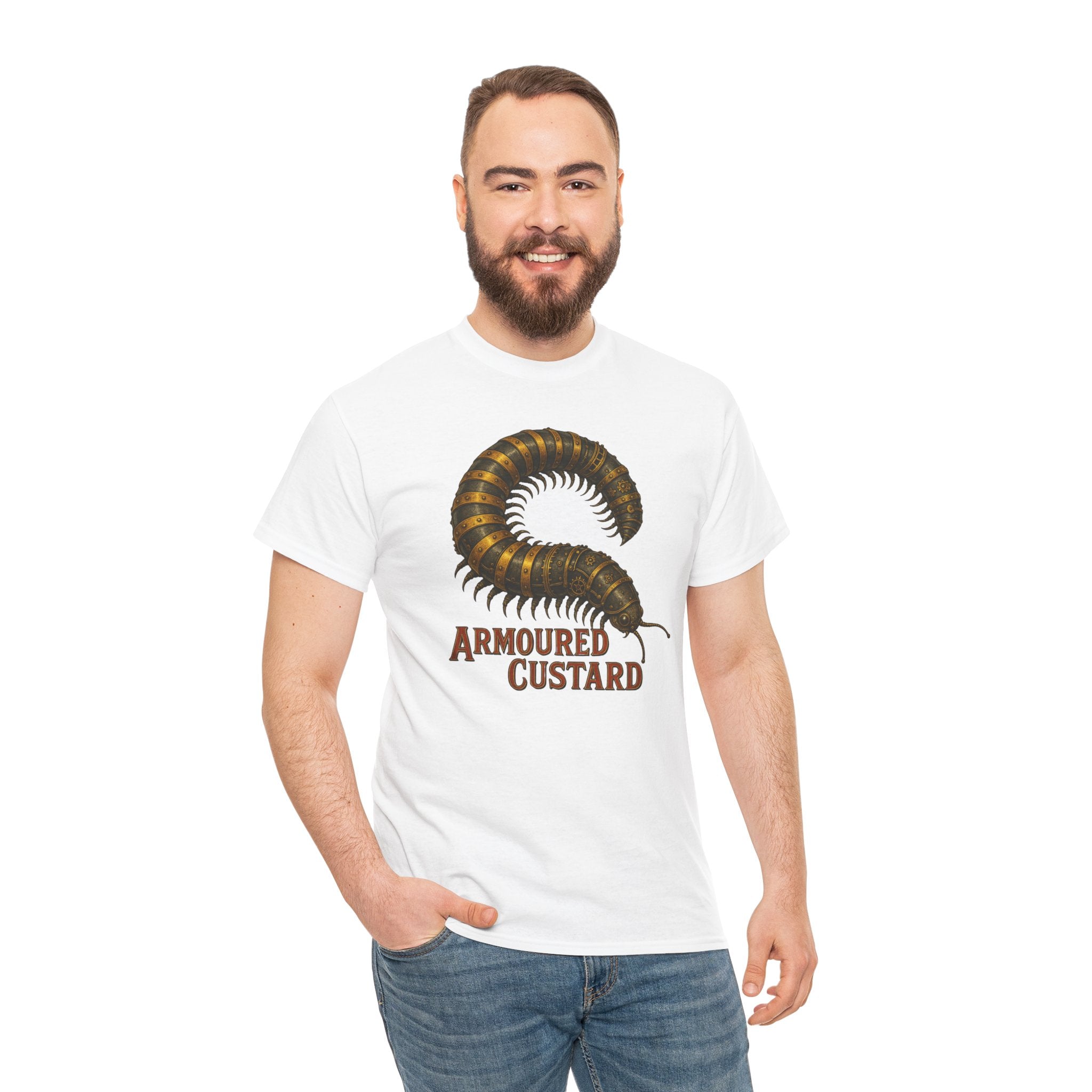 Armoured Custard Millipede Heavy Cotton Tee