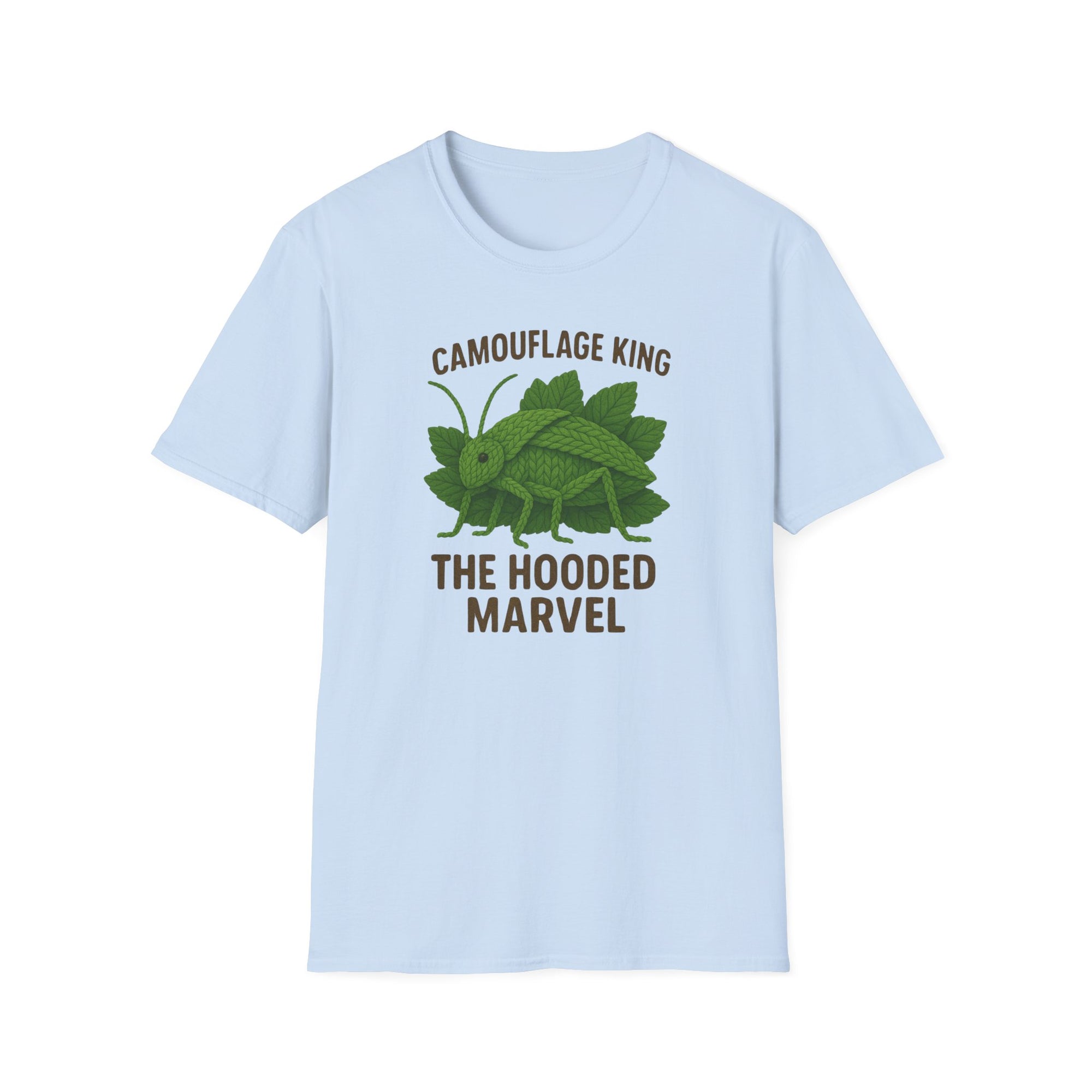 Siliquofera Grandis Giant Hooded Katydid - Camouflage King T-Shirt