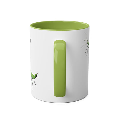 Jungle Nymph Coffee Mugs, various colours, heteropteryx dilatata