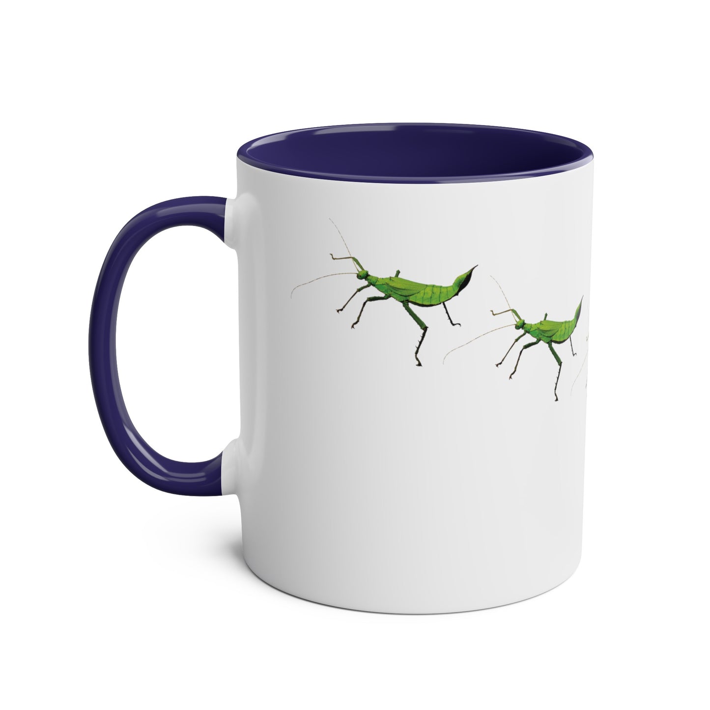 Jungle Nymph Two-Tone Coffee Mugs, 11oz