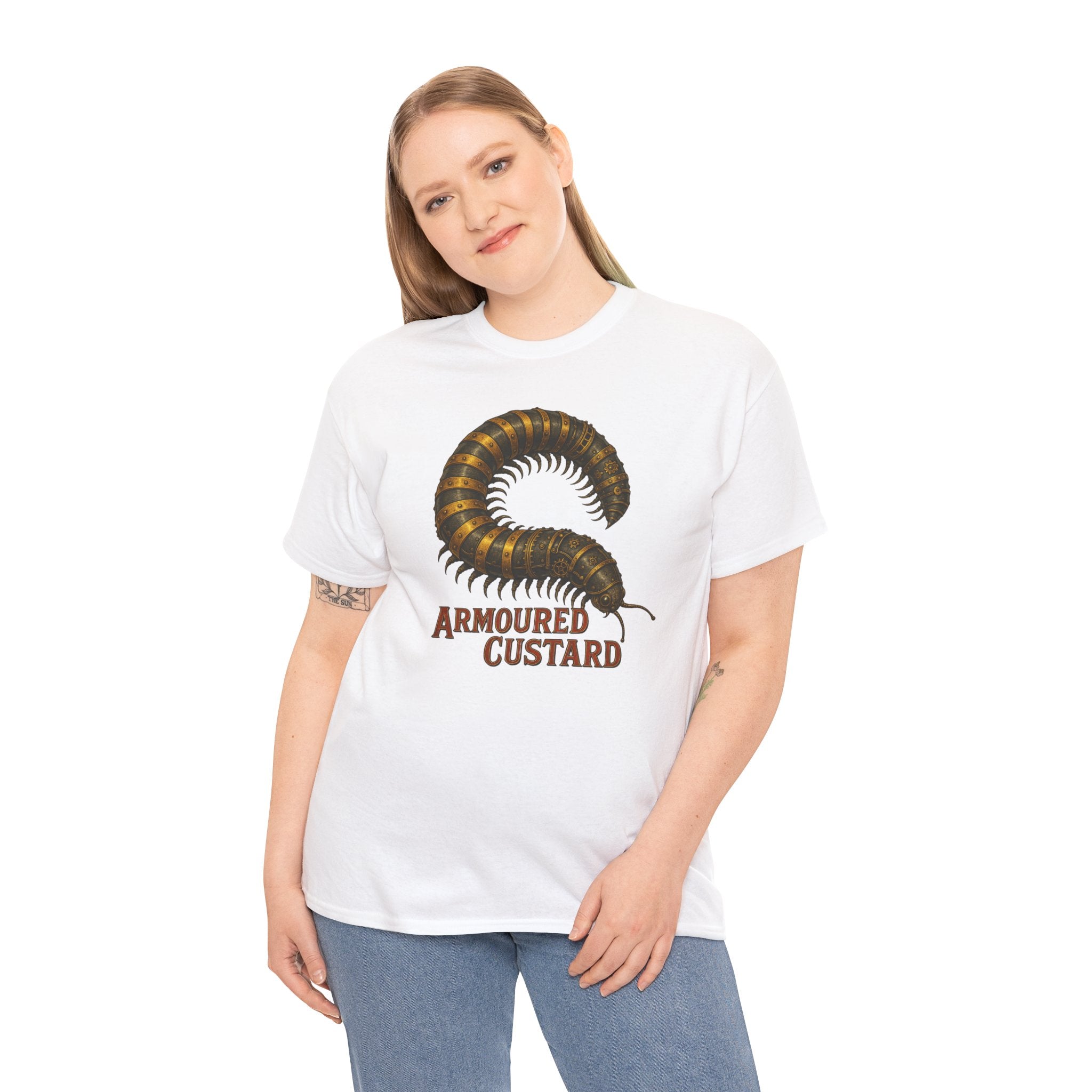 Armoured Custard Millipede Heavy Cotton Tee